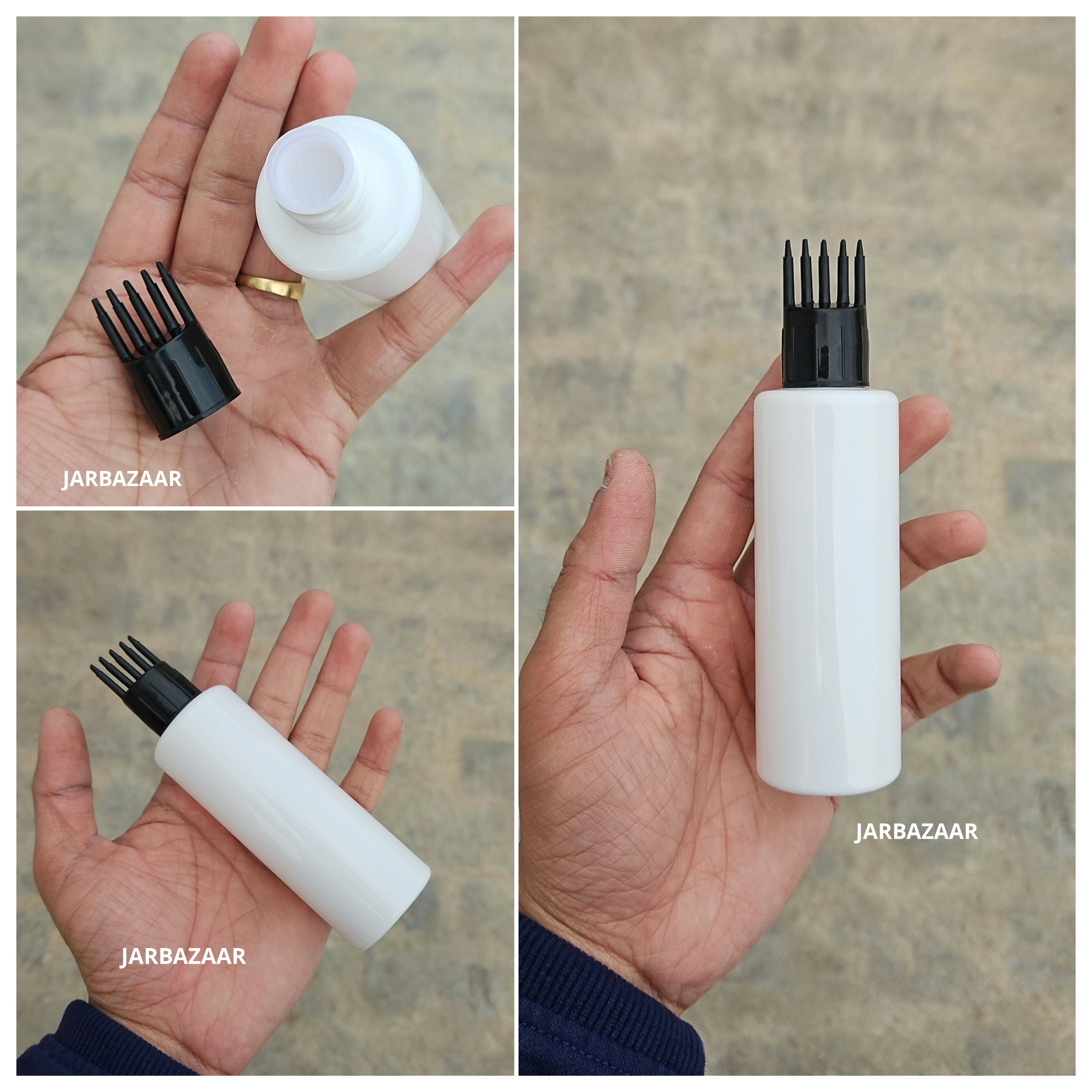 100 ML GLI White Pet Bottle (With Comb Cap)