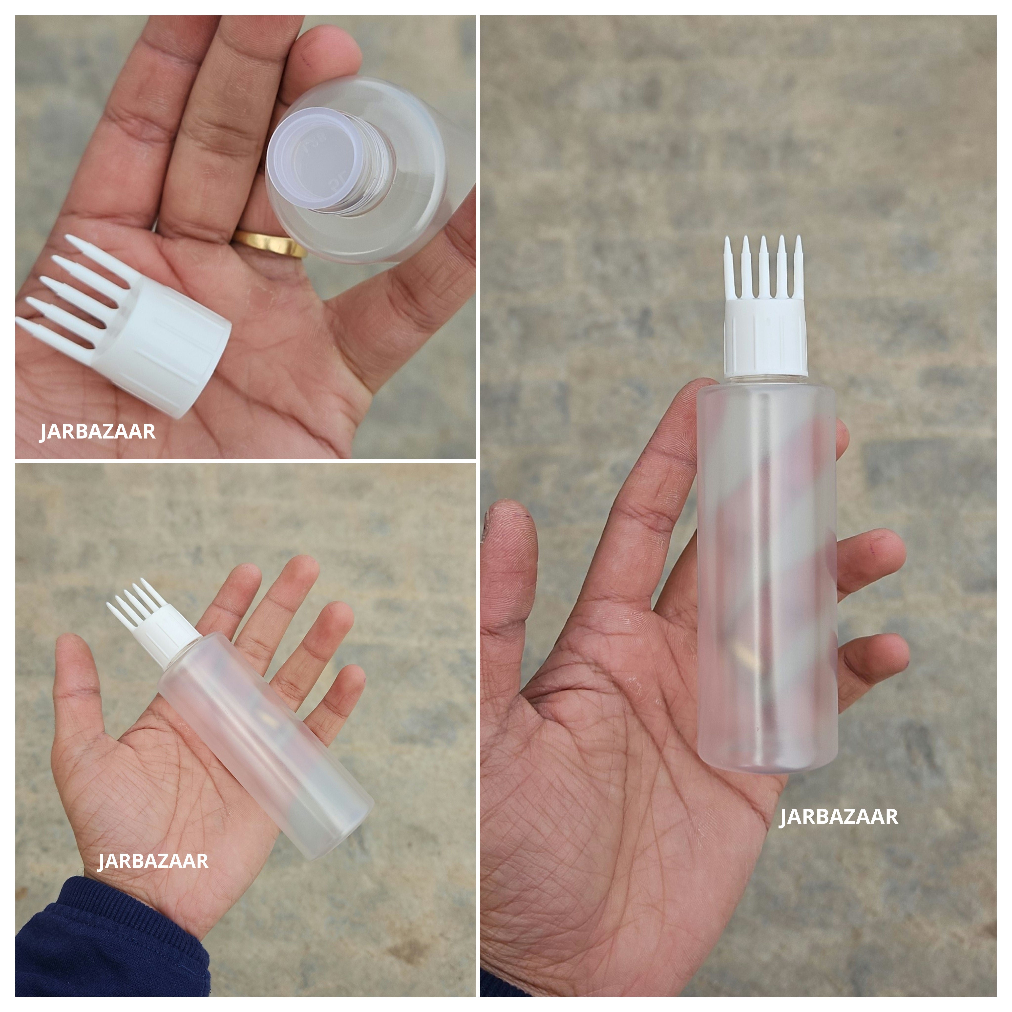 100 ML GLI Frosted Pet Bottle (With Comb Cap)