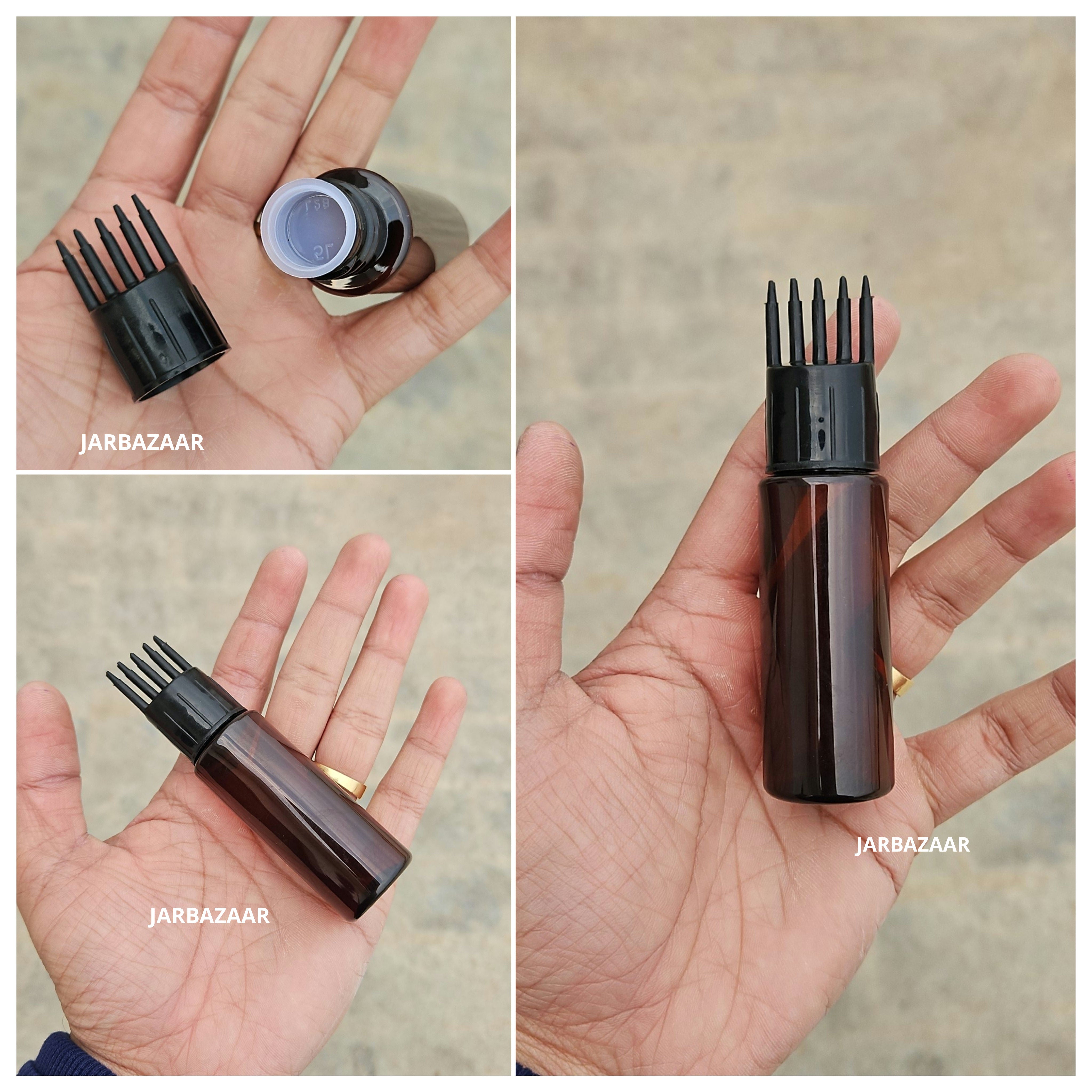 30 ML Amber Pet Bottle (With Comb Cap)