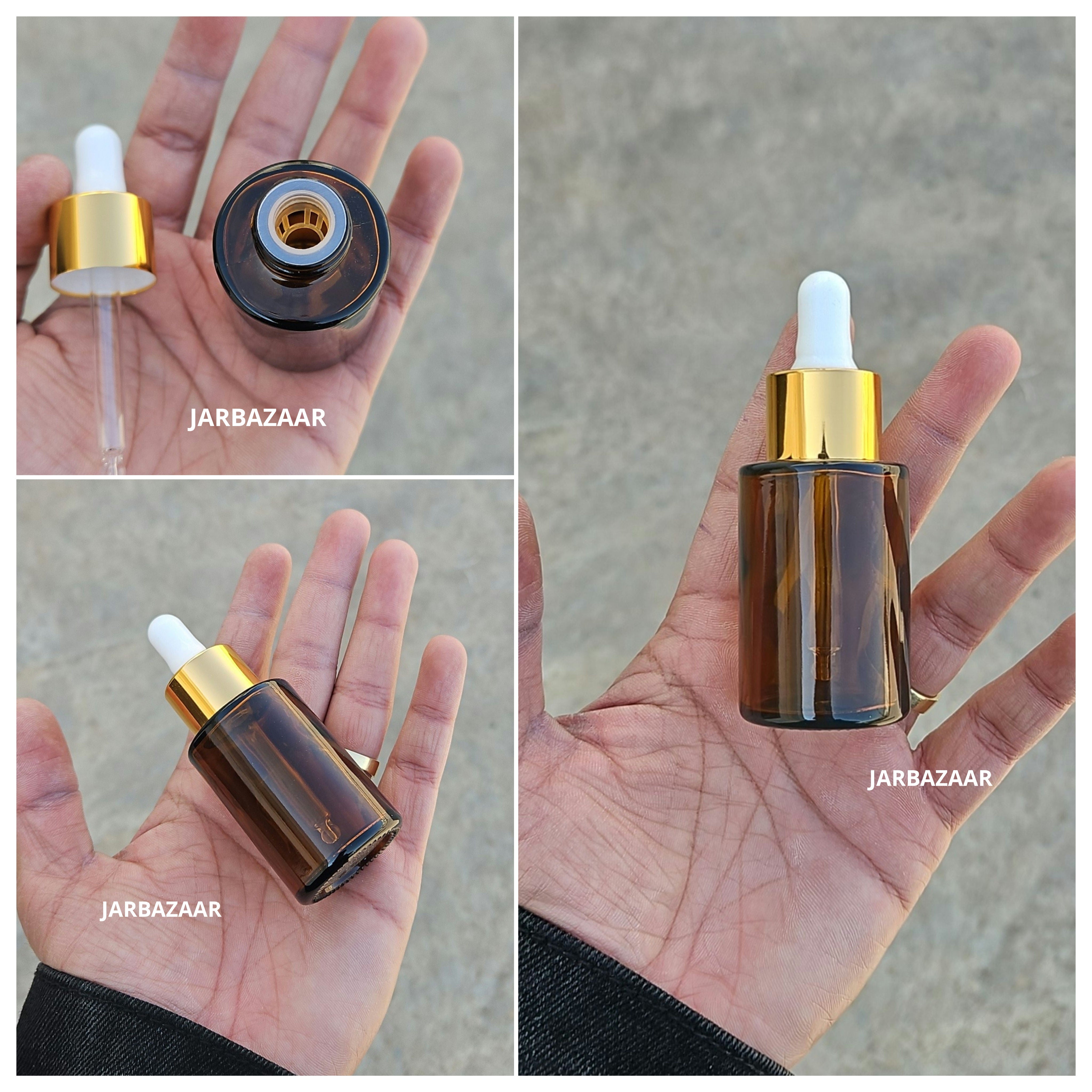 30 ML Amber - Flat Shoulder Dropper Bottle