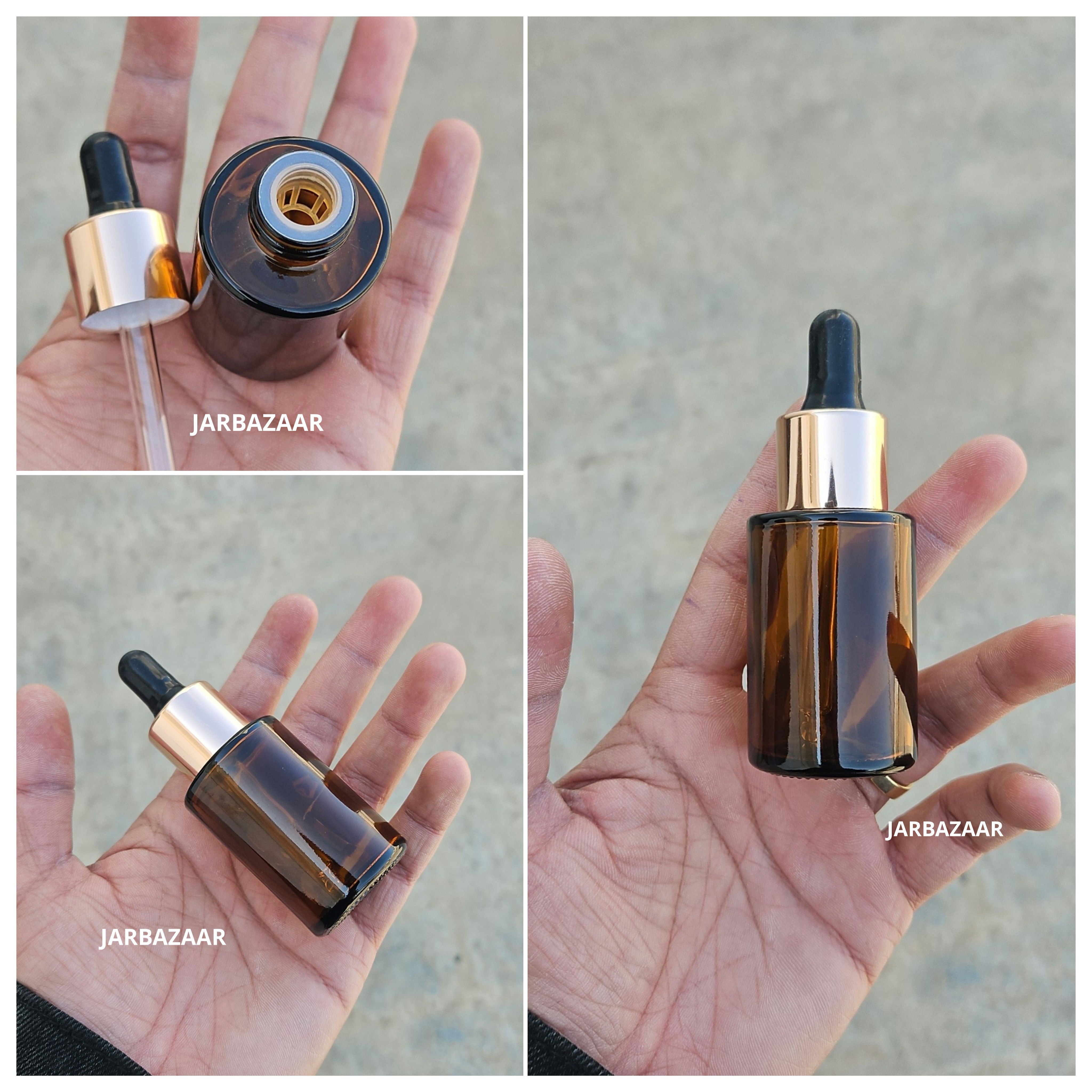 30 ML Amber - Flat Shoulder Dropper Bottle