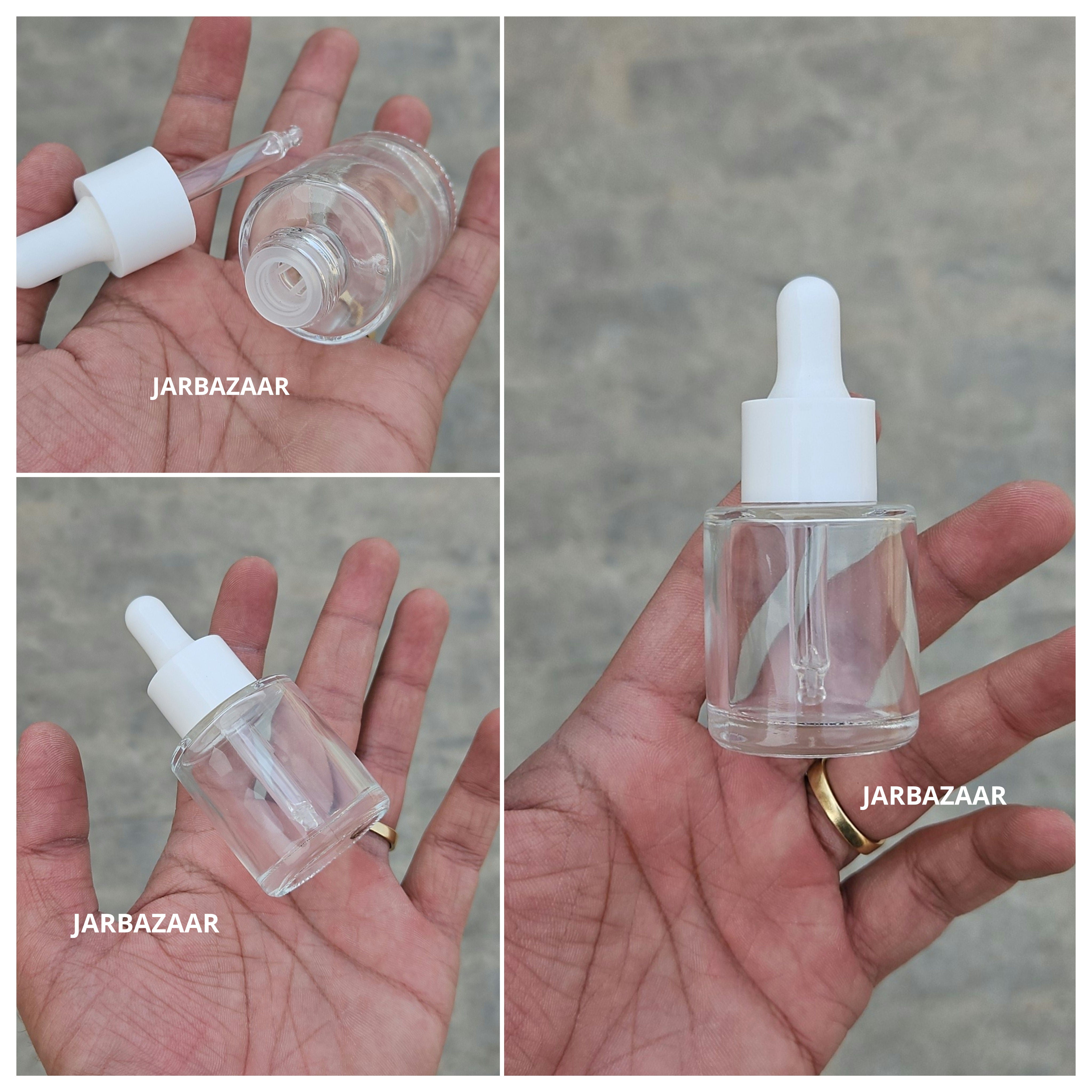 20ML Transparent - Flat Shoulder Dropper Bottle