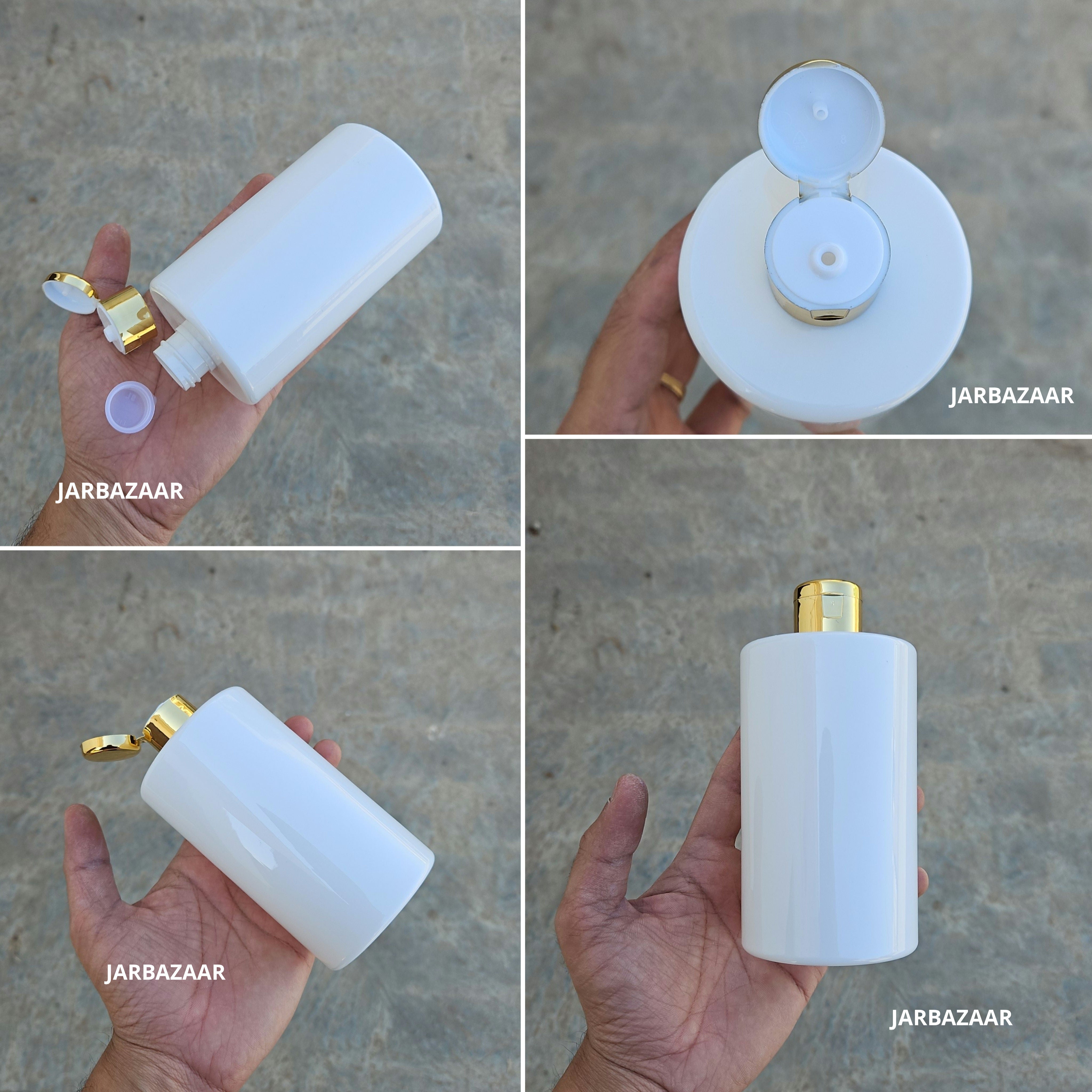 400 ML Rio White Pet Bottle (With Golden Fliptop Caps)