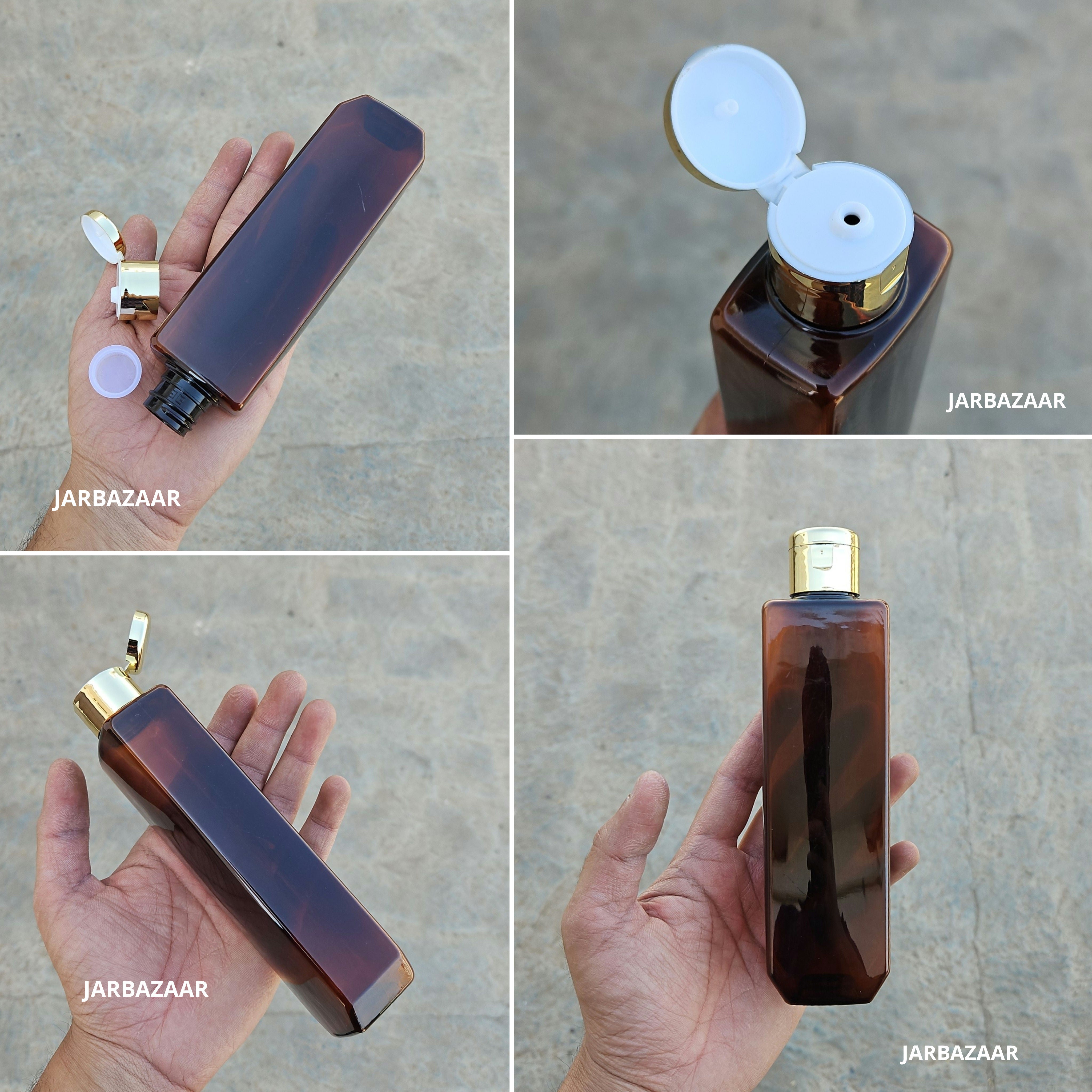200 ML Cetra Amber Pet Bottle (With Golden Fliptop Caps)