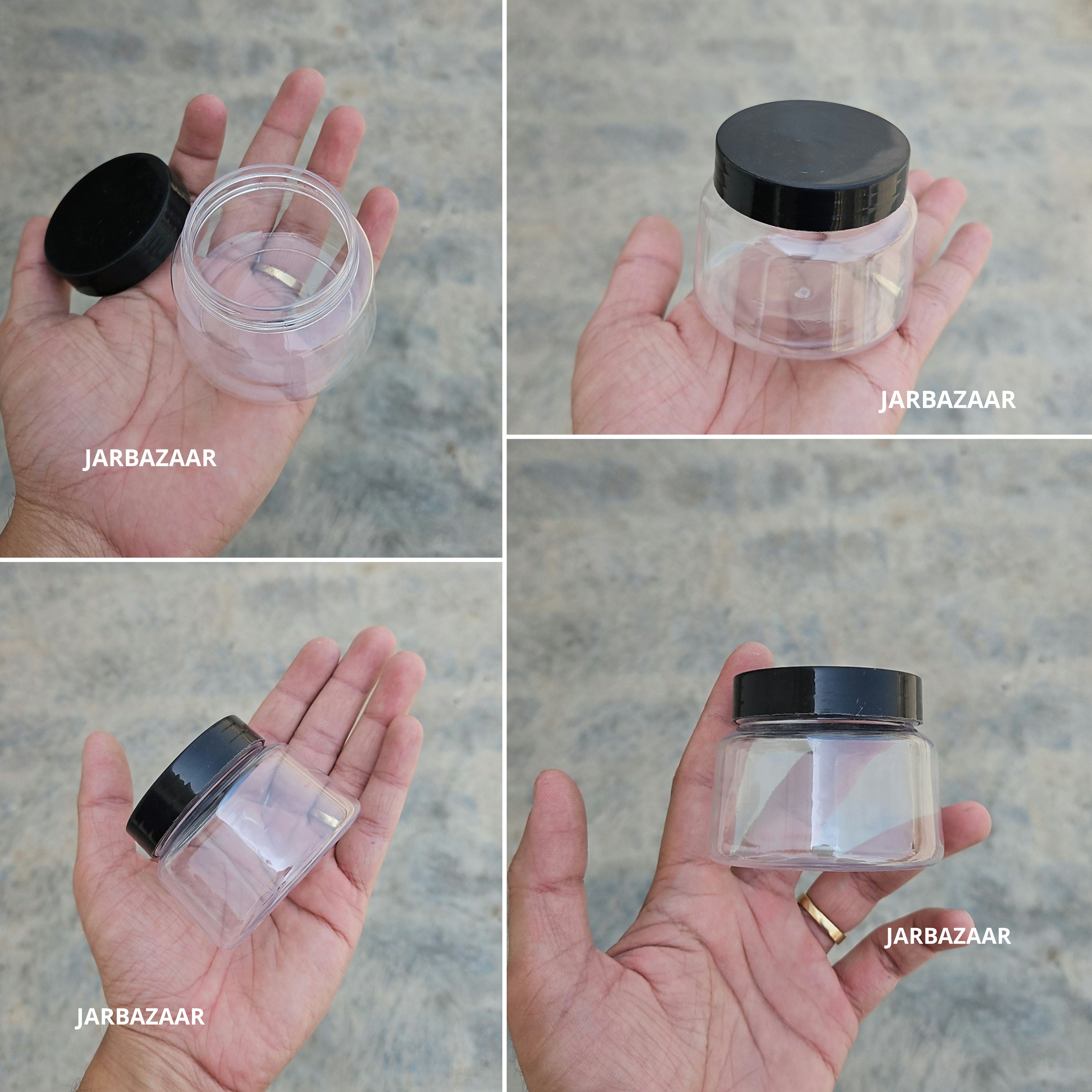 100 ML Conical Pet Jar (With Plastic Caps)
