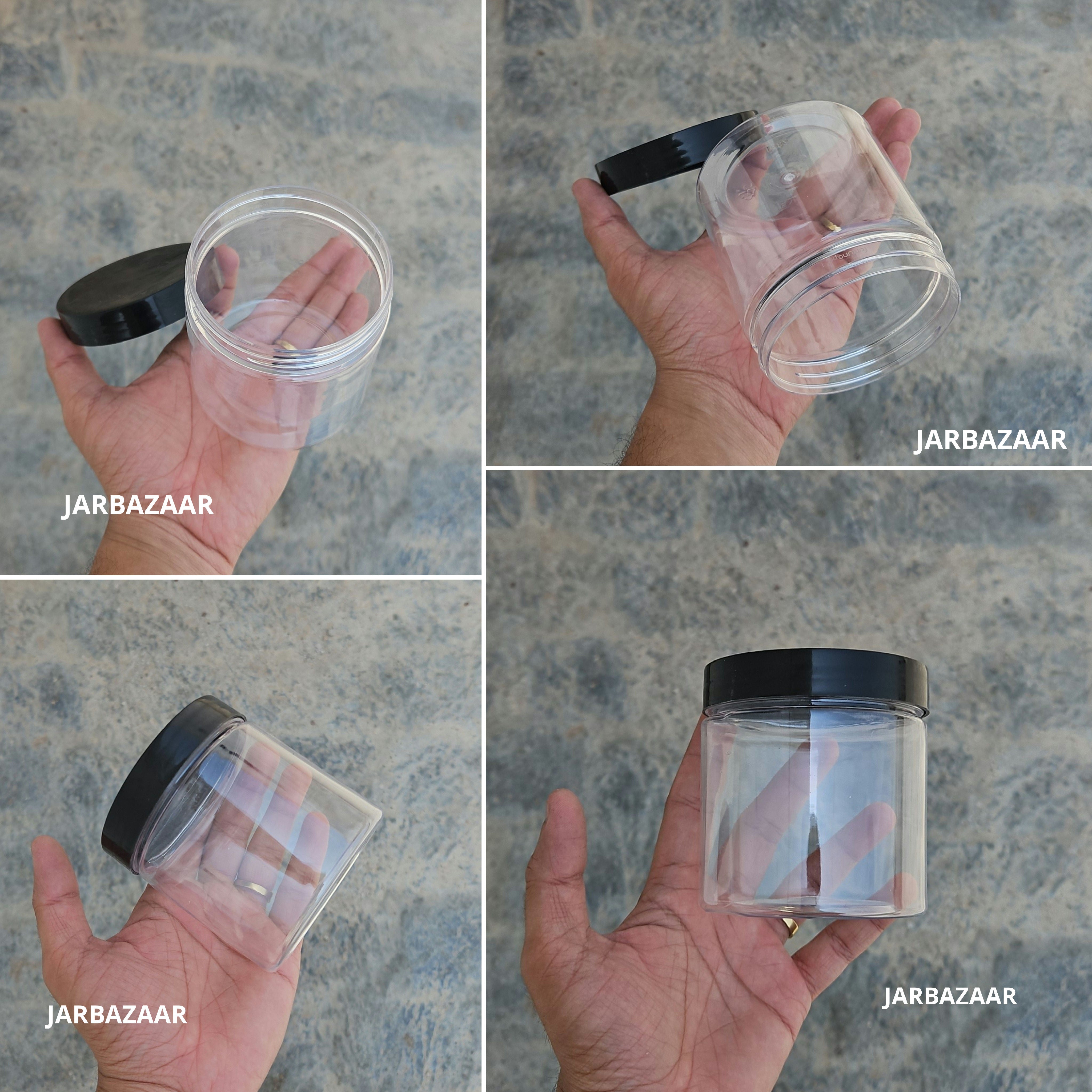 360 ML Round Pet Jar (With Plastic Caps)