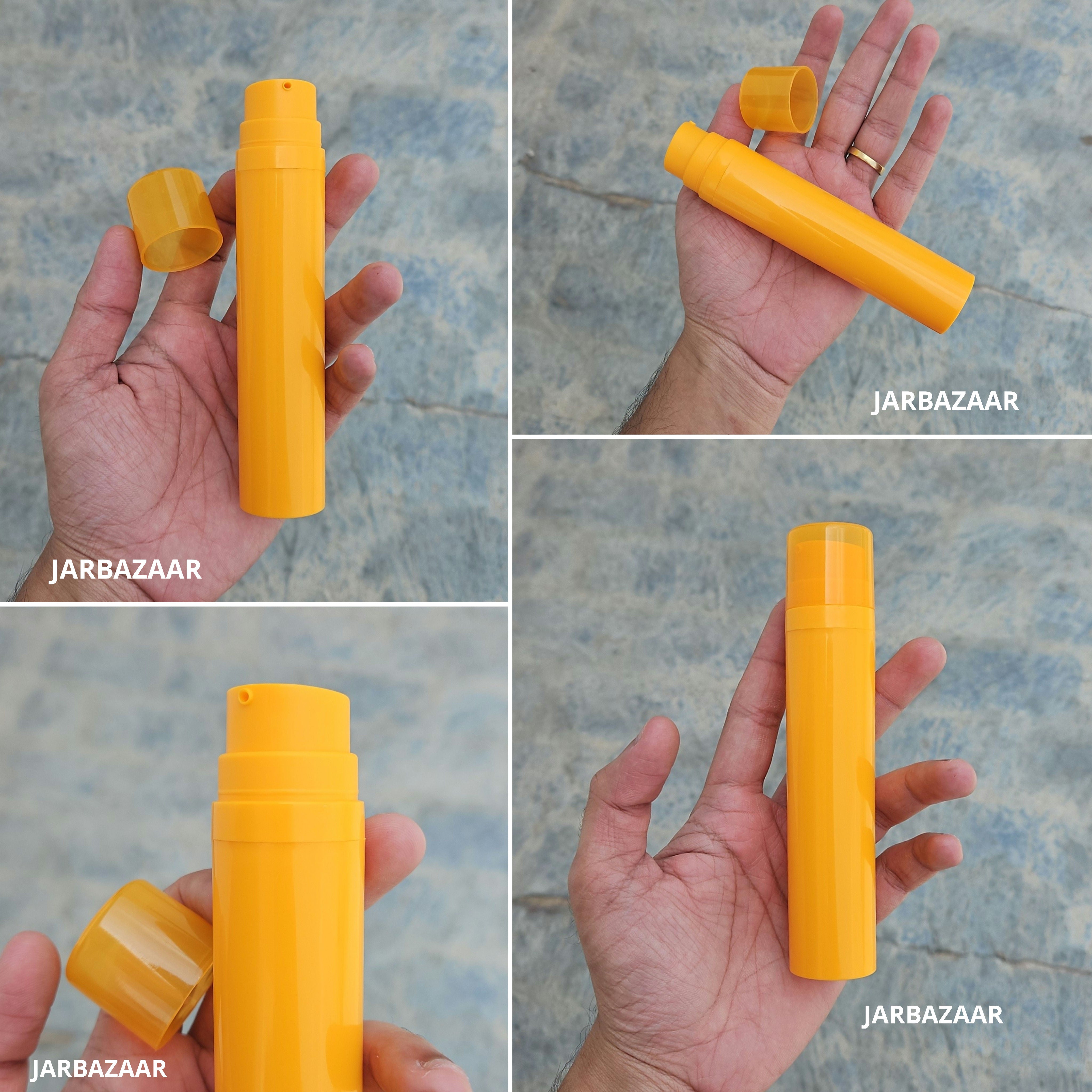 50 ML Sleek Orange Airless Bottle