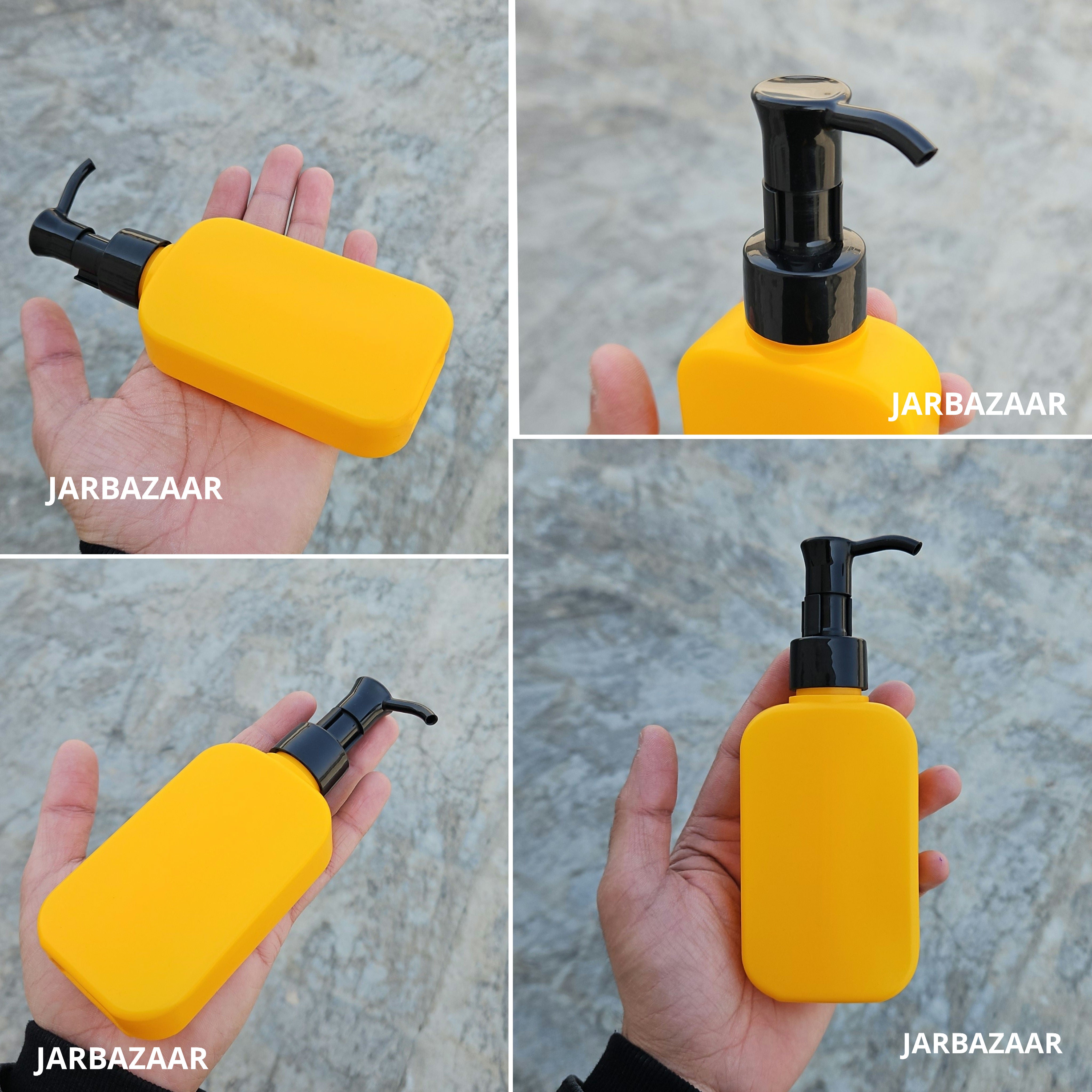 125 ML Flat Orange HDPE Bottle (Beak Dispenser)
