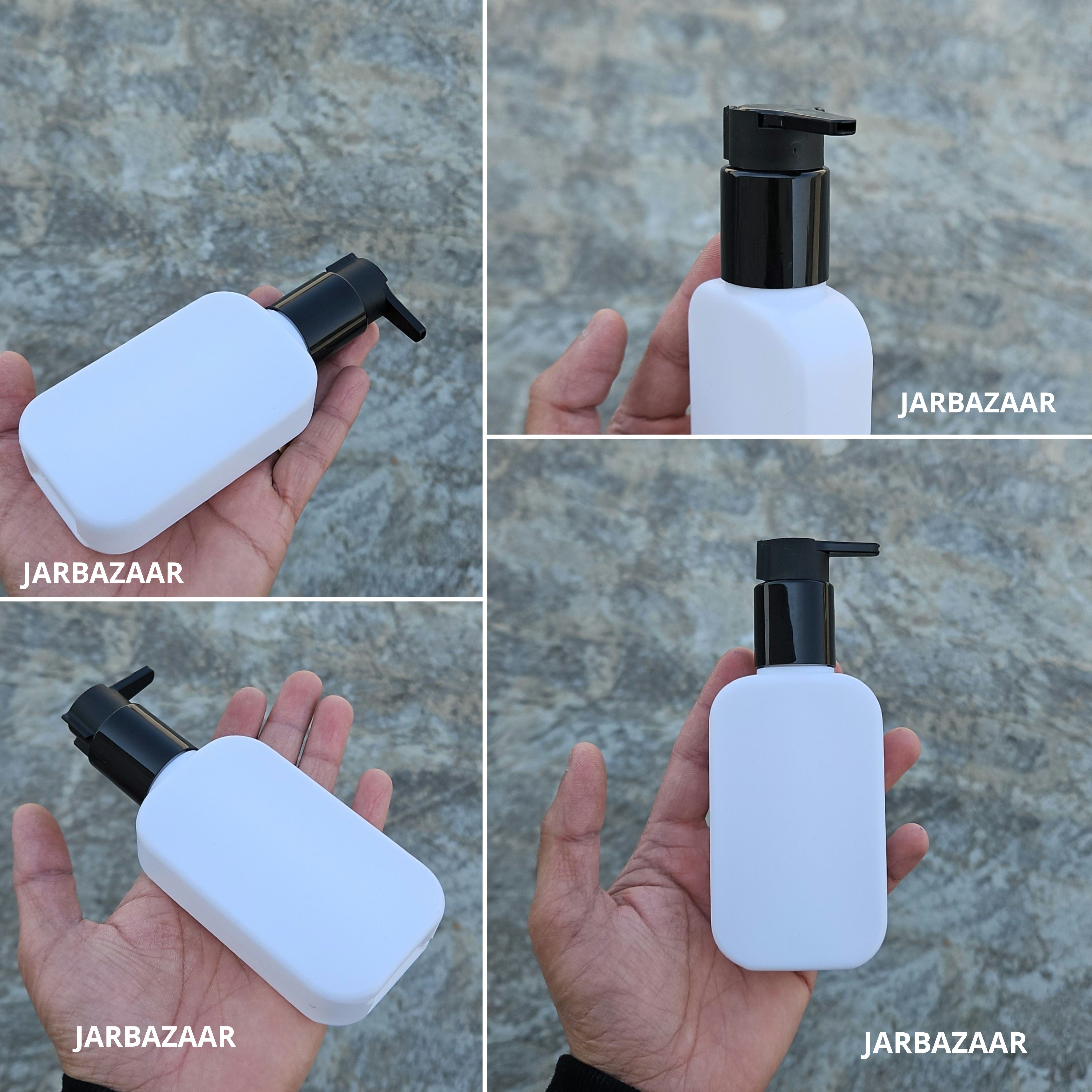 125 ML Flat White HDPE Bottle (Clip Dispenser)