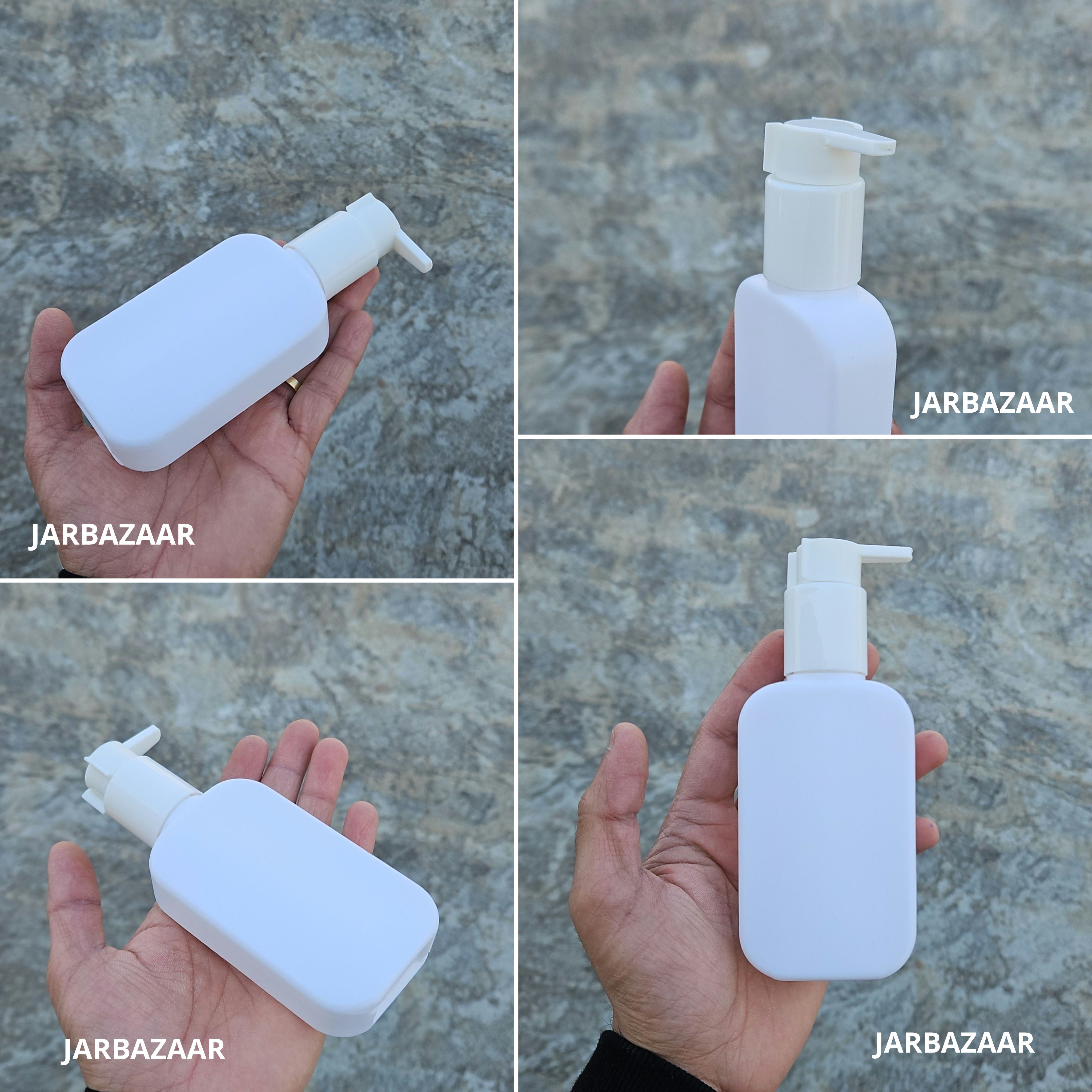 125 ML Flat White HDPE Bottle (Clip Dispenser)