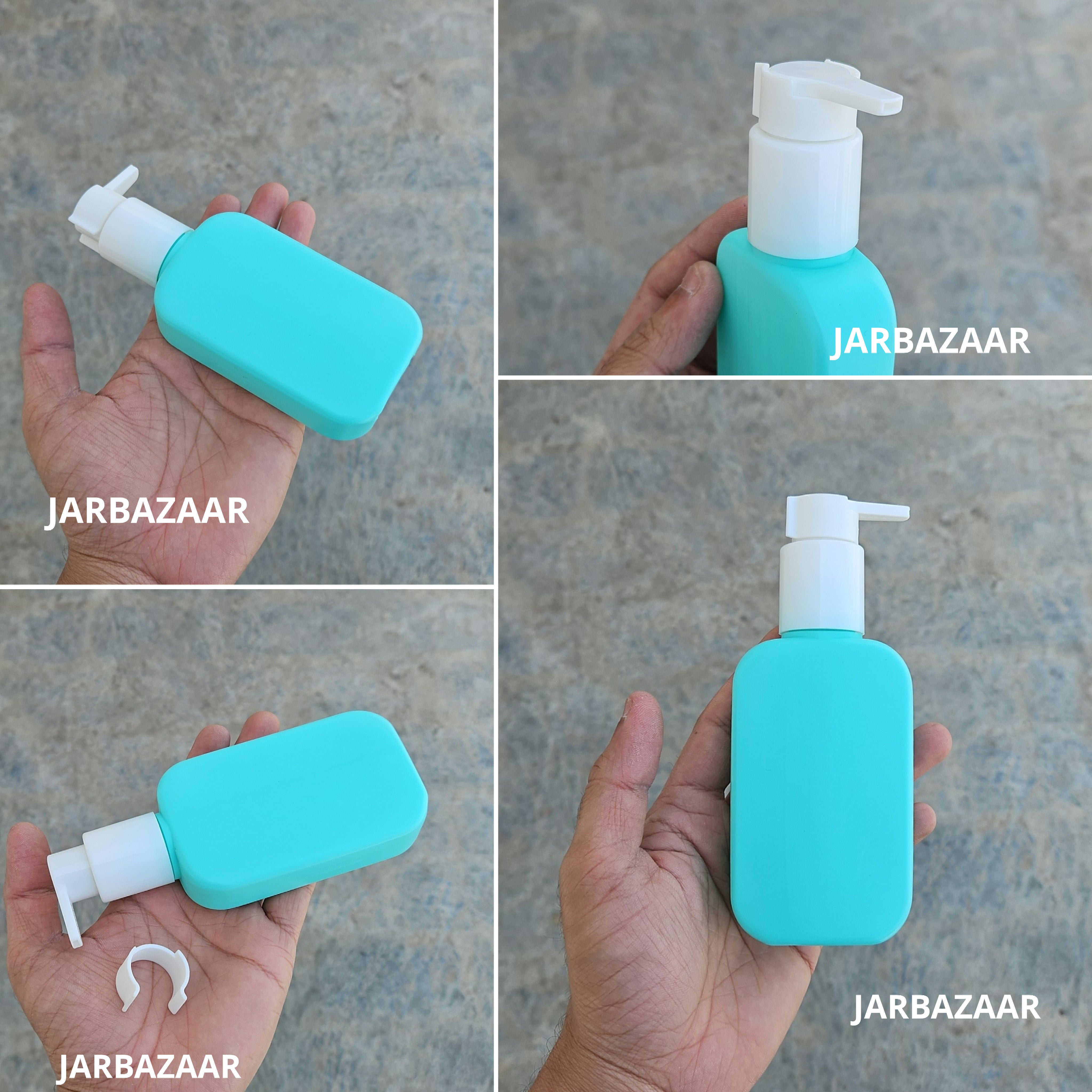 125 ML Flat Tile Green - HDPE BOTTLE (With ClipLock Dispenser Pumps)