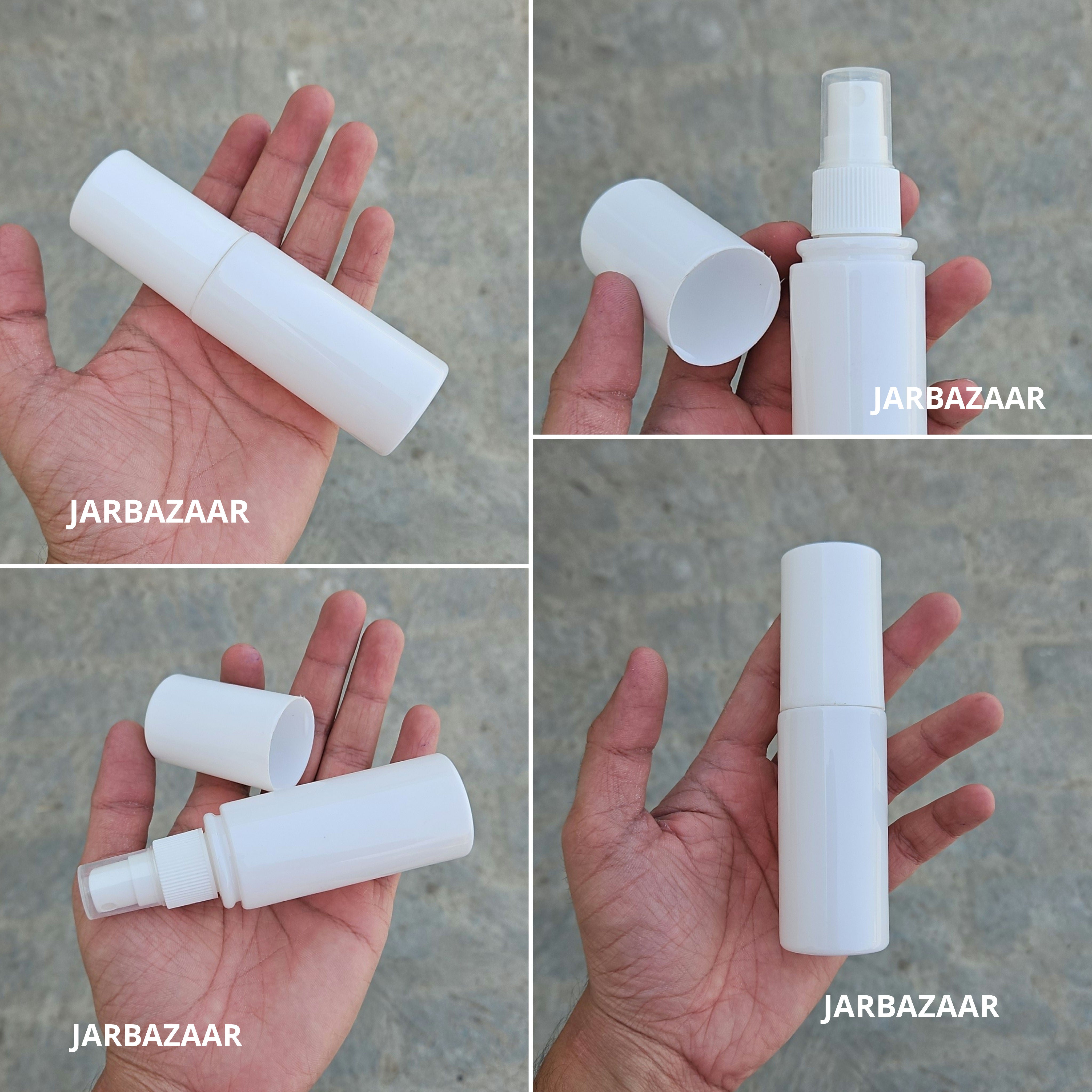 50 Ml Milan White Spray Bottle