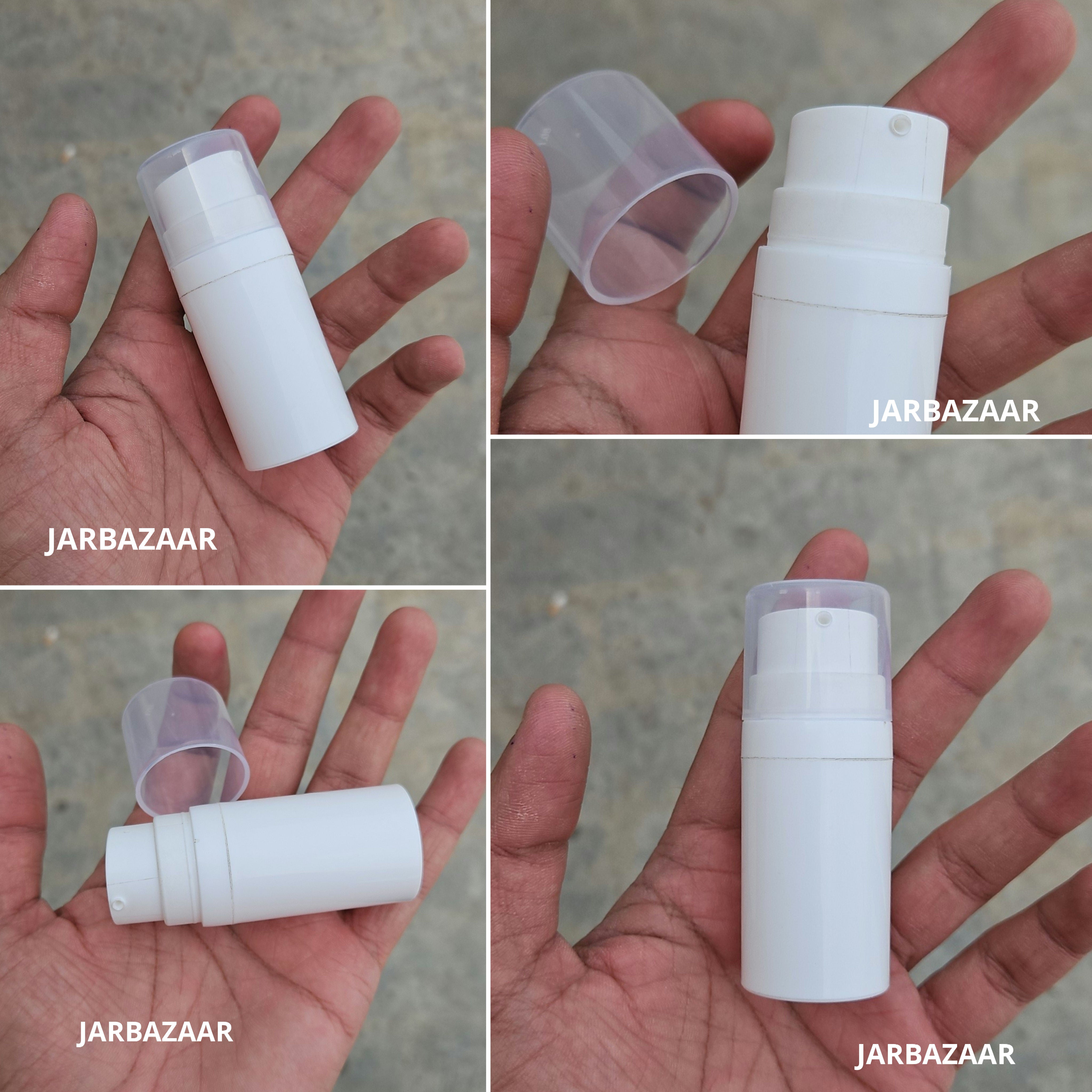 15 Ml Sleek White Airless Bottle