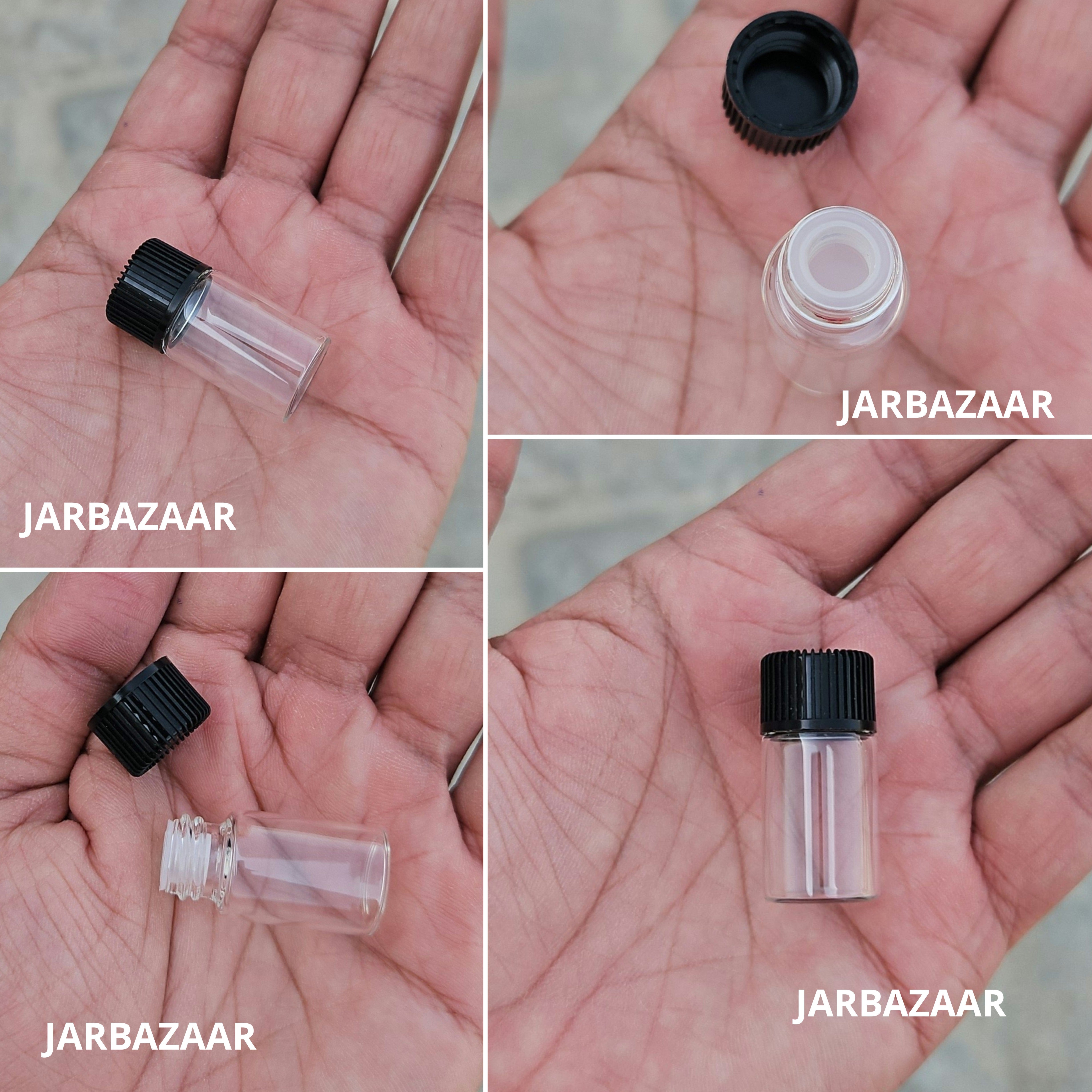 3 ML Transparent Tester Bottles