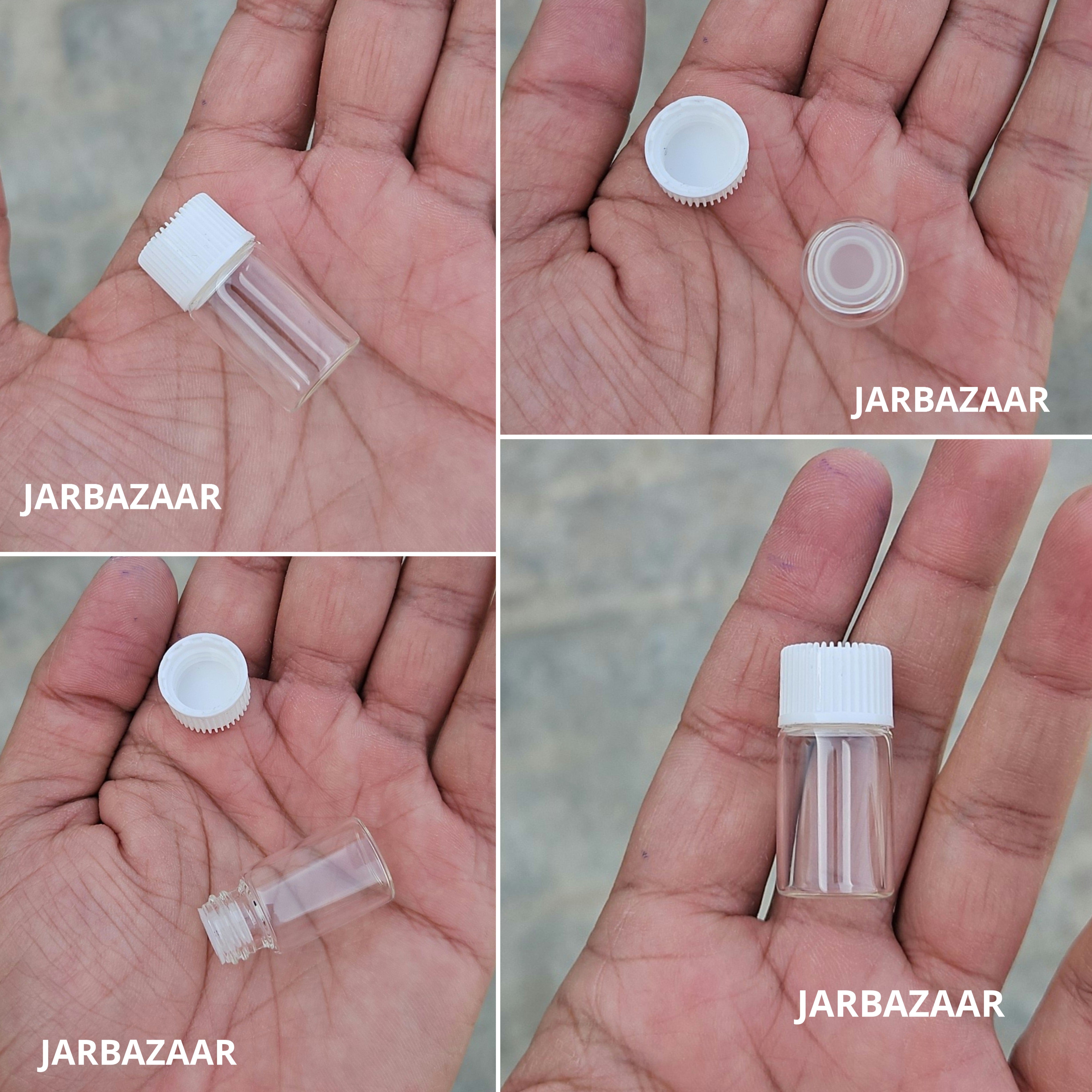 3 ML Transparent Tester Bottles