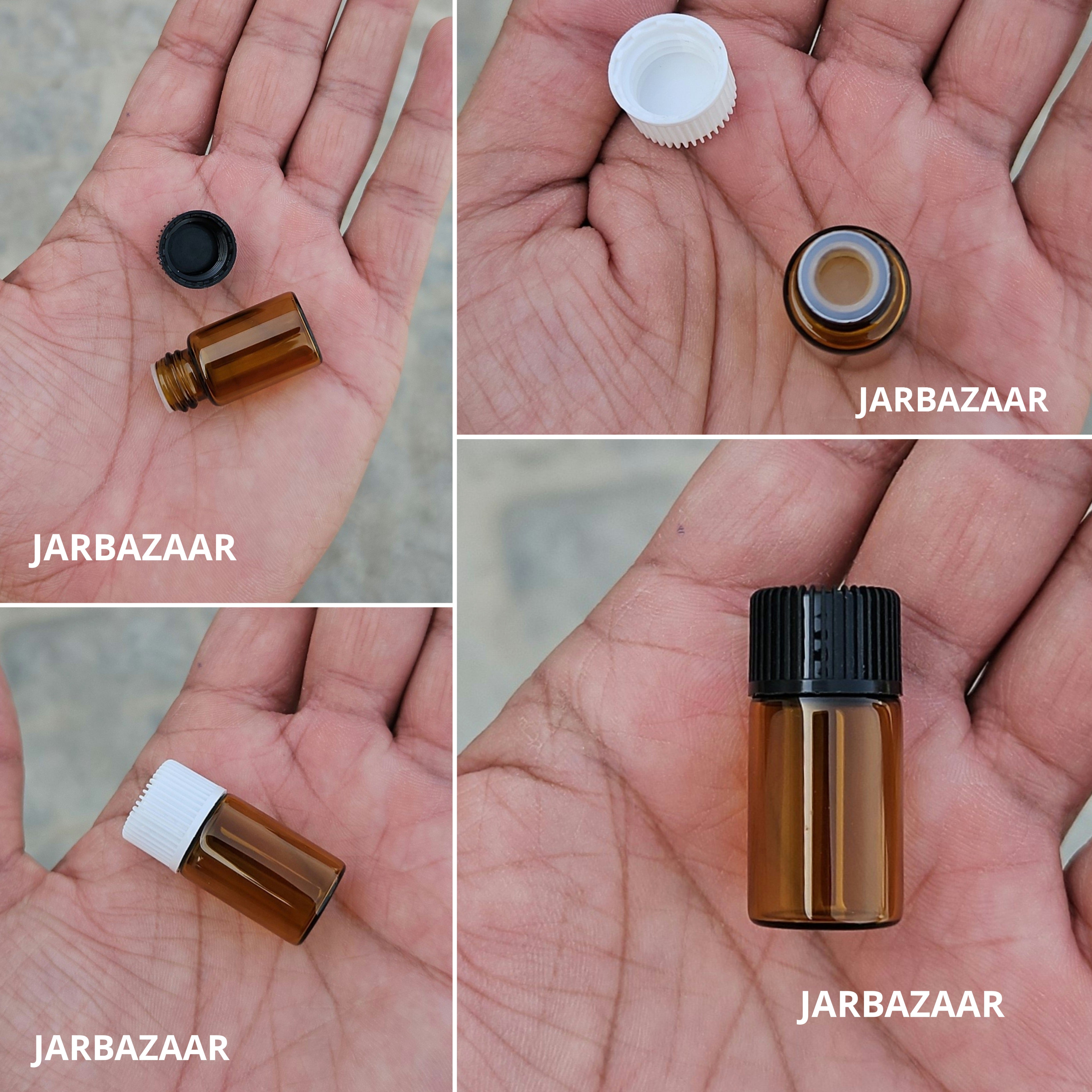 3 ML Amber Tester Bottles