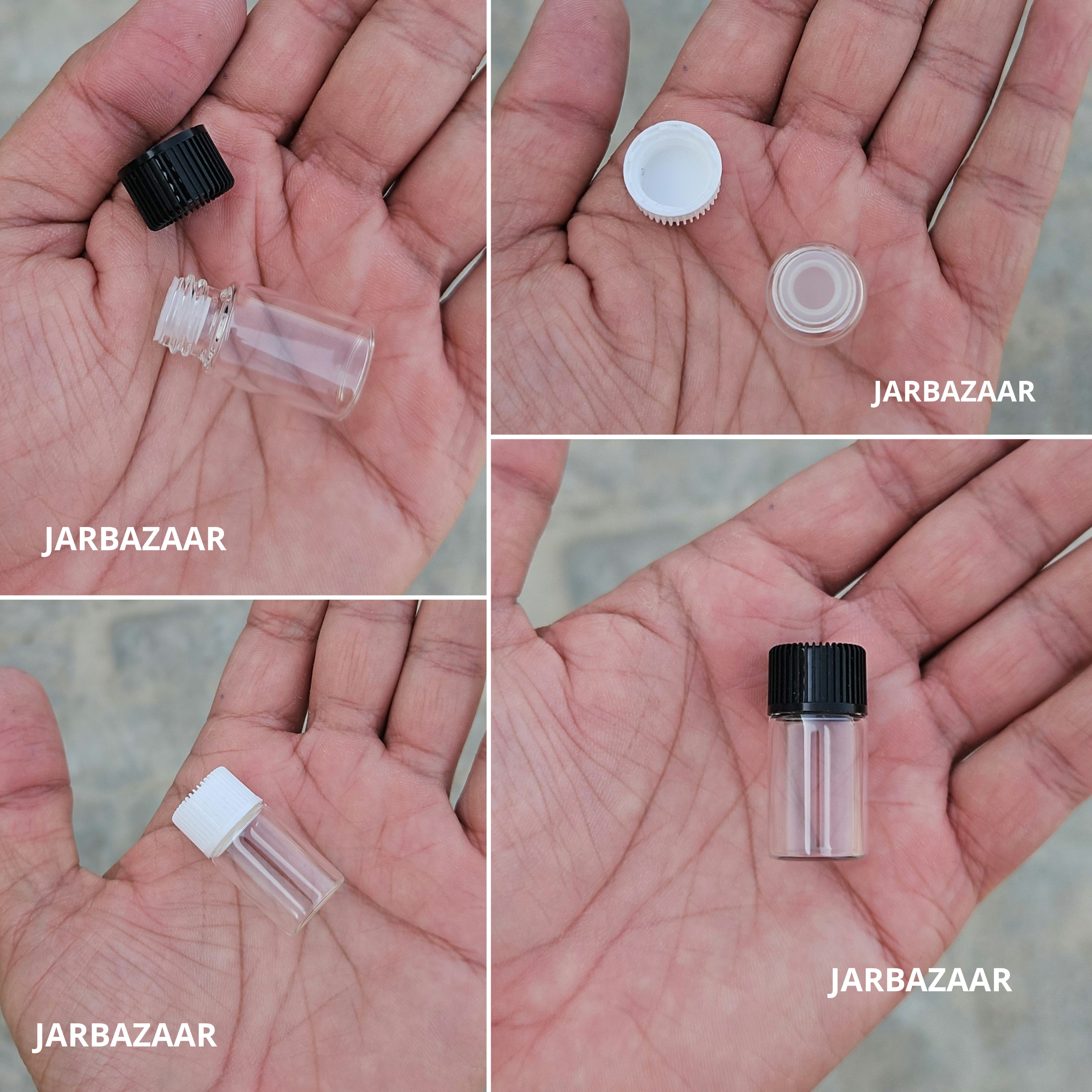 3 ML Transparent Tester Bottles