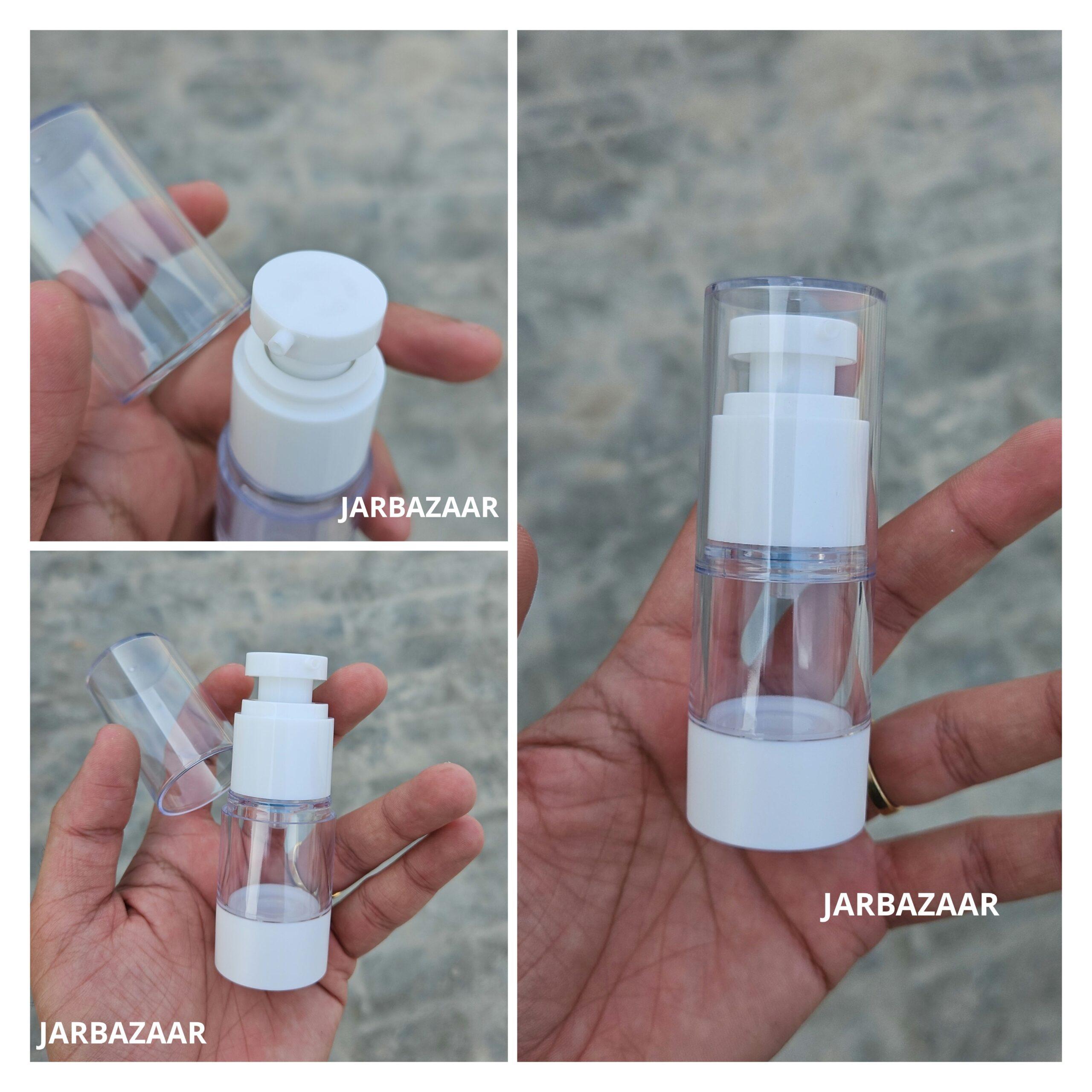 15 ML White Airless Bottle