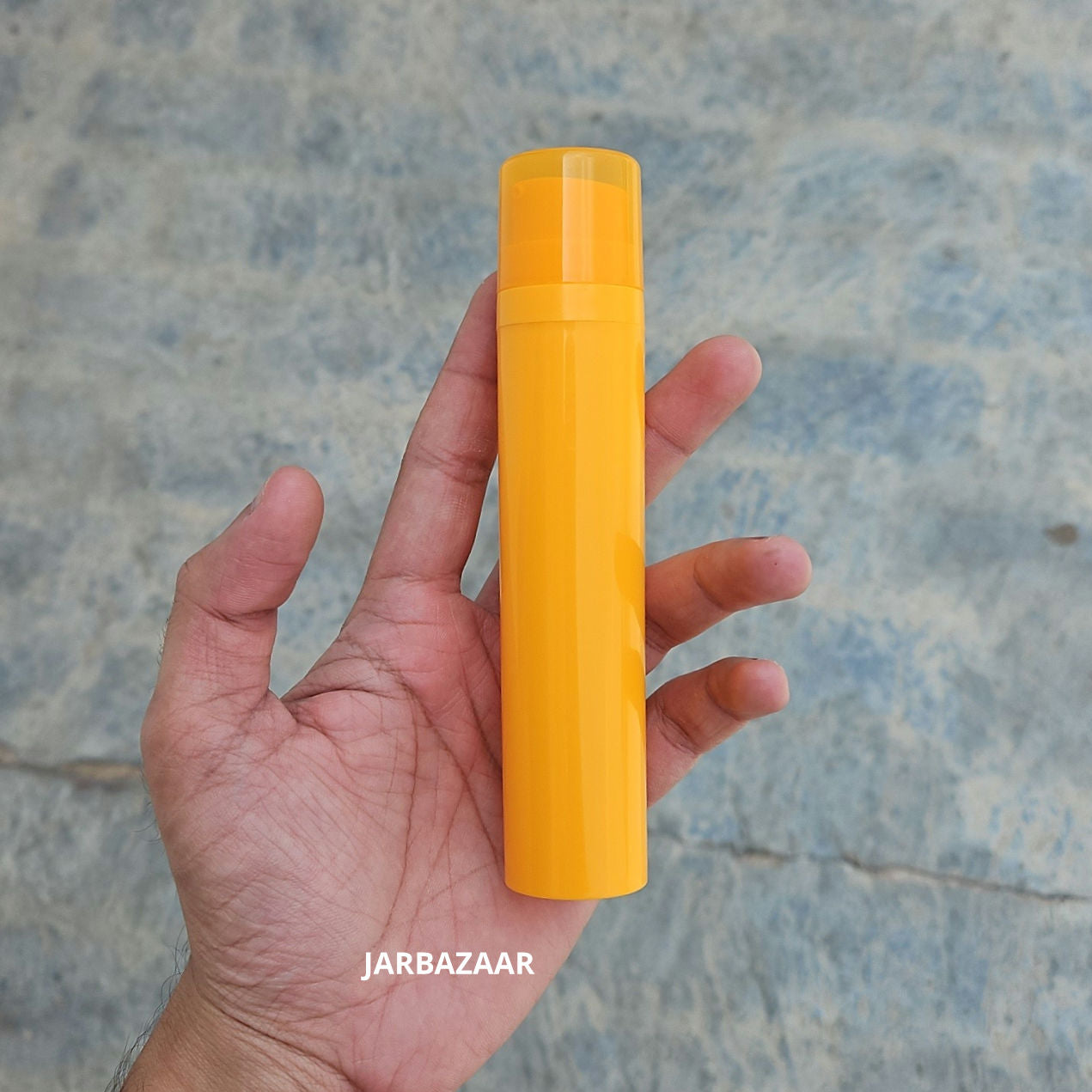 50 ML Sleek Orange Airless Bottle