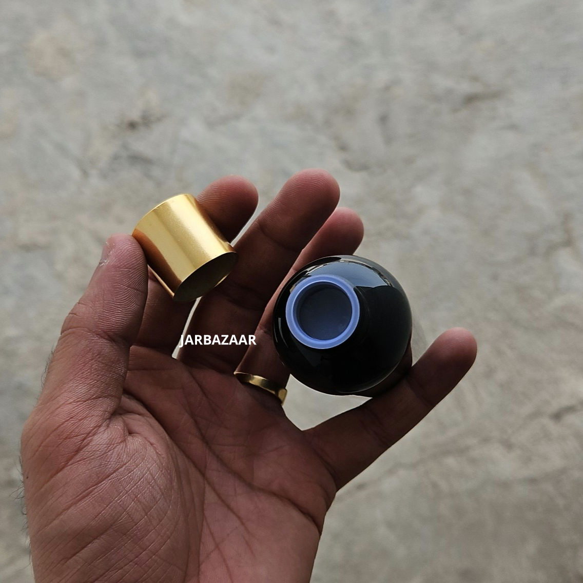 100 ml Avon Black Pet Bottle (Golden Cap)