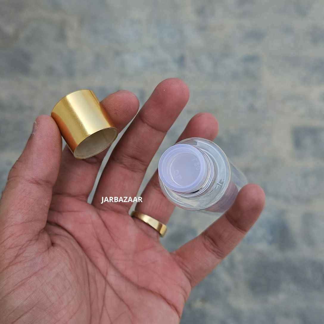 50 ml Gli Clear Pet Bottle (Golden Cap)