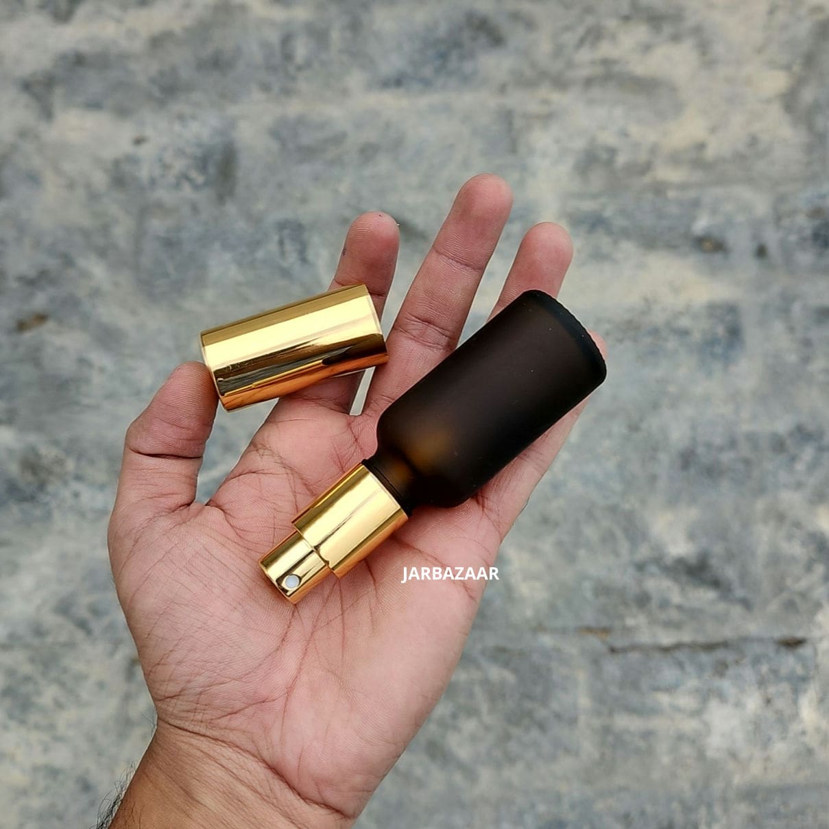 30 ML Amber Frosted Glass Perfume Bottle