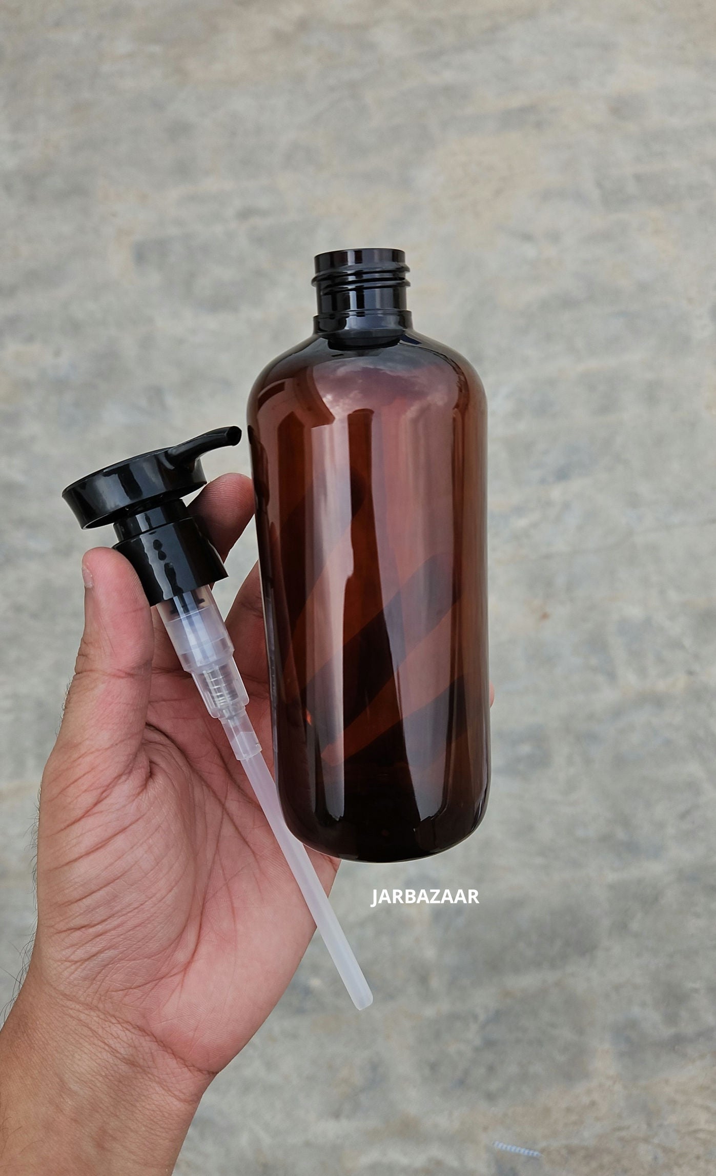 300 ML Amber Boston Dispenser Bottle