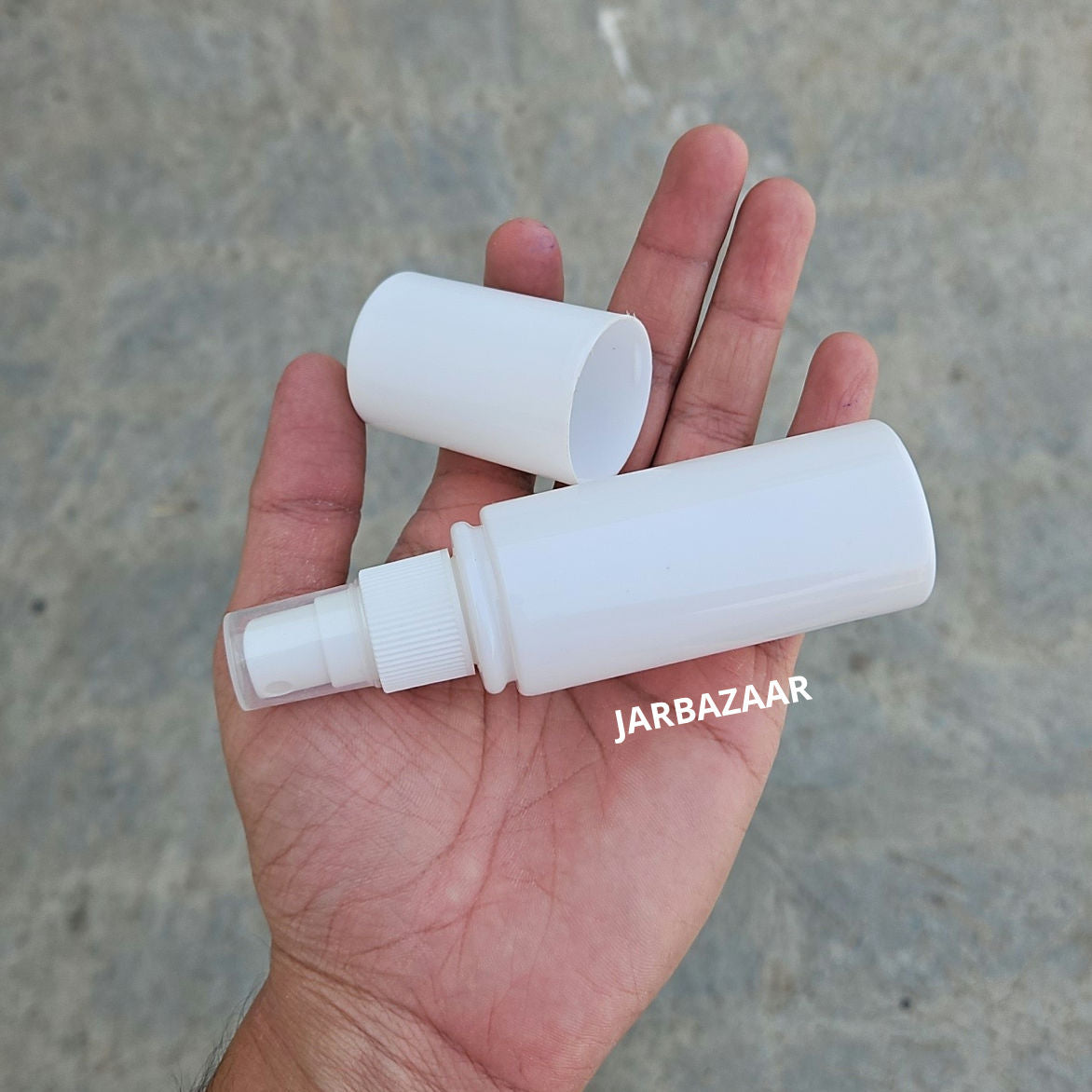 50 Ml Milan White Spray Bottle