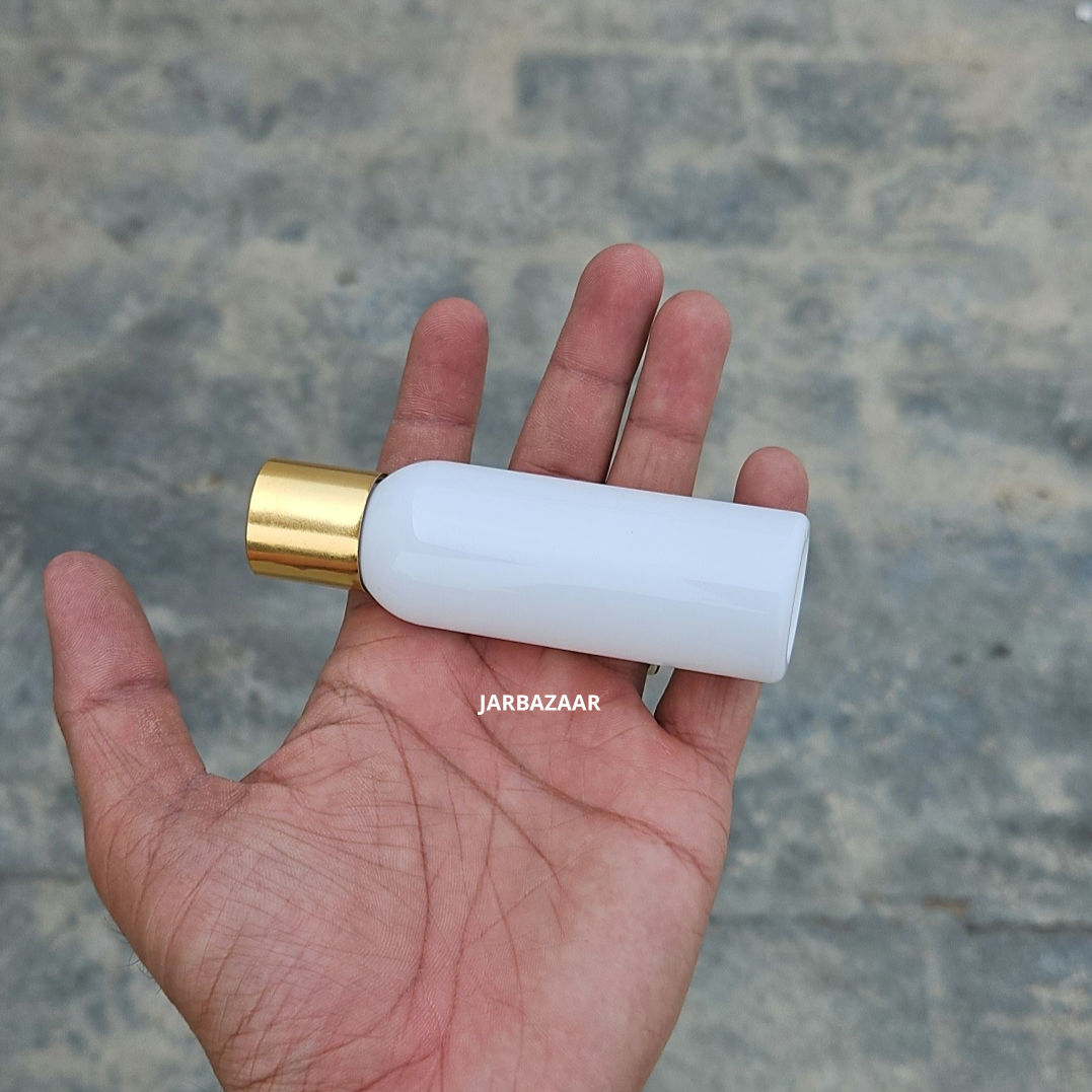 50 ml Avon White Pet Bottle (Golden Cap)