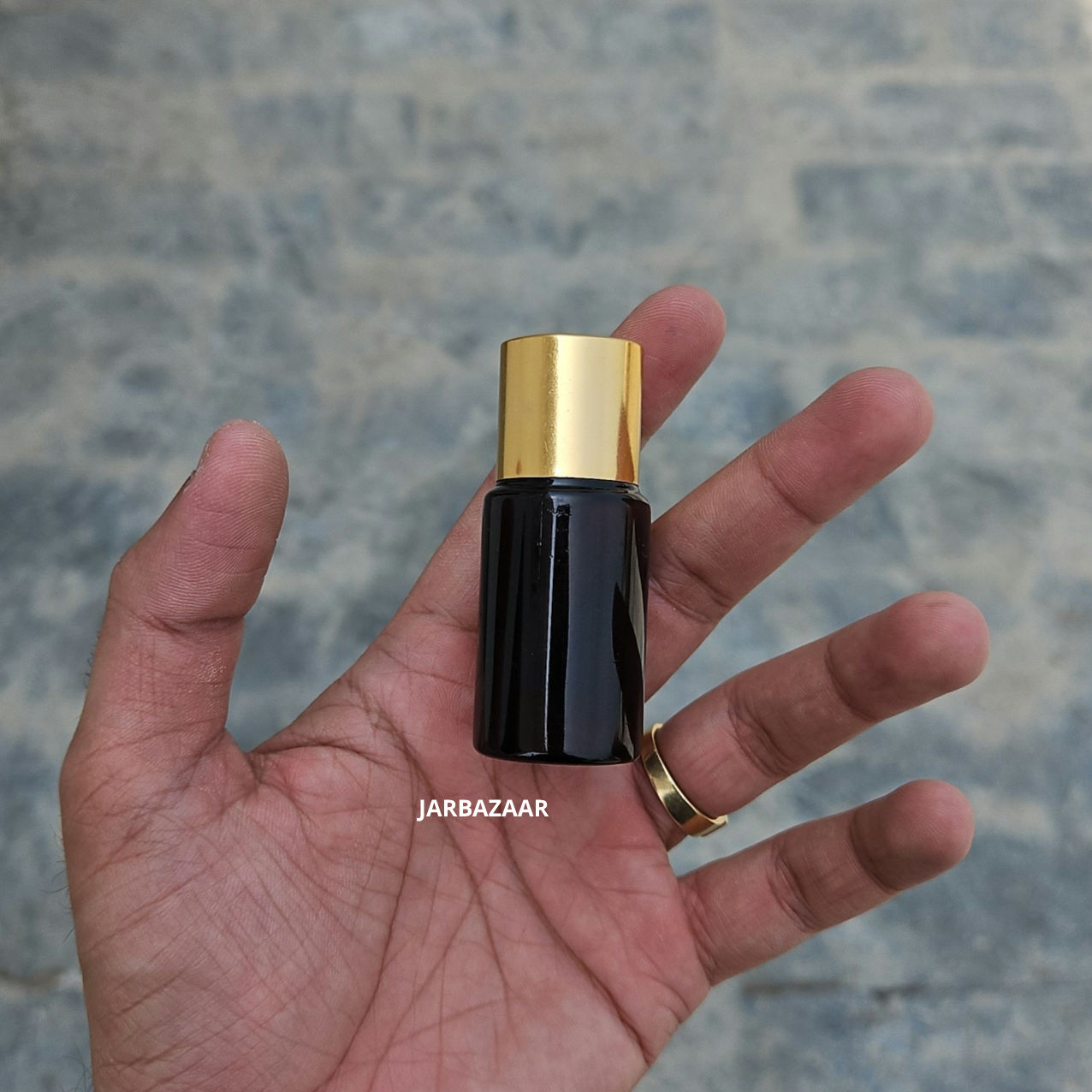 20 ml Amber Pet Bottle (Golden Cap)