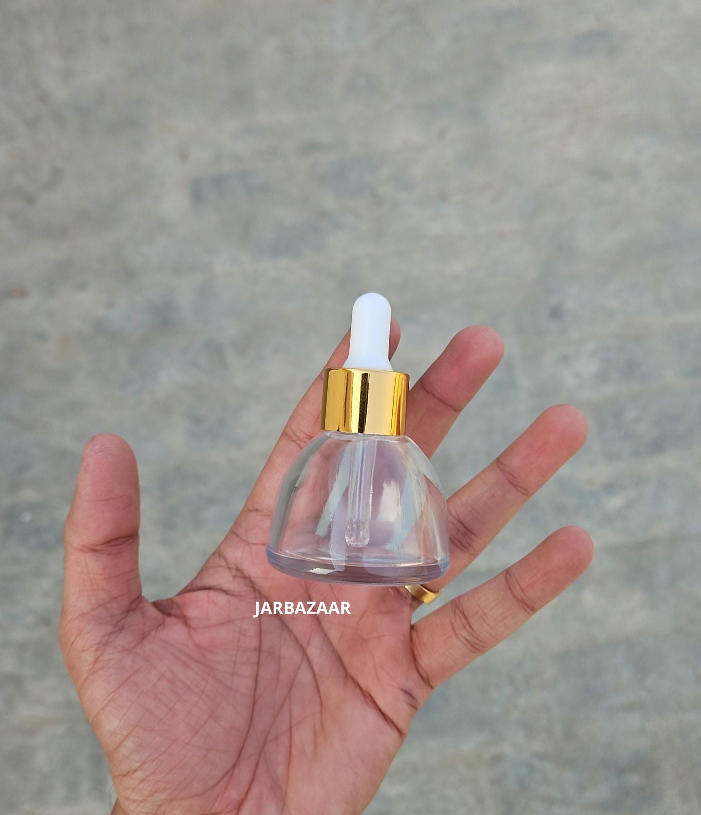 30 ML Conical Clear Glass Dropper Bottle