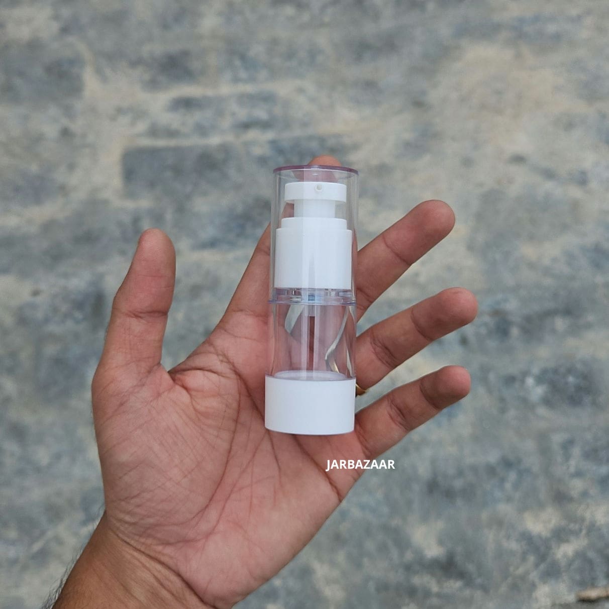 15 ML White Airless Bottle