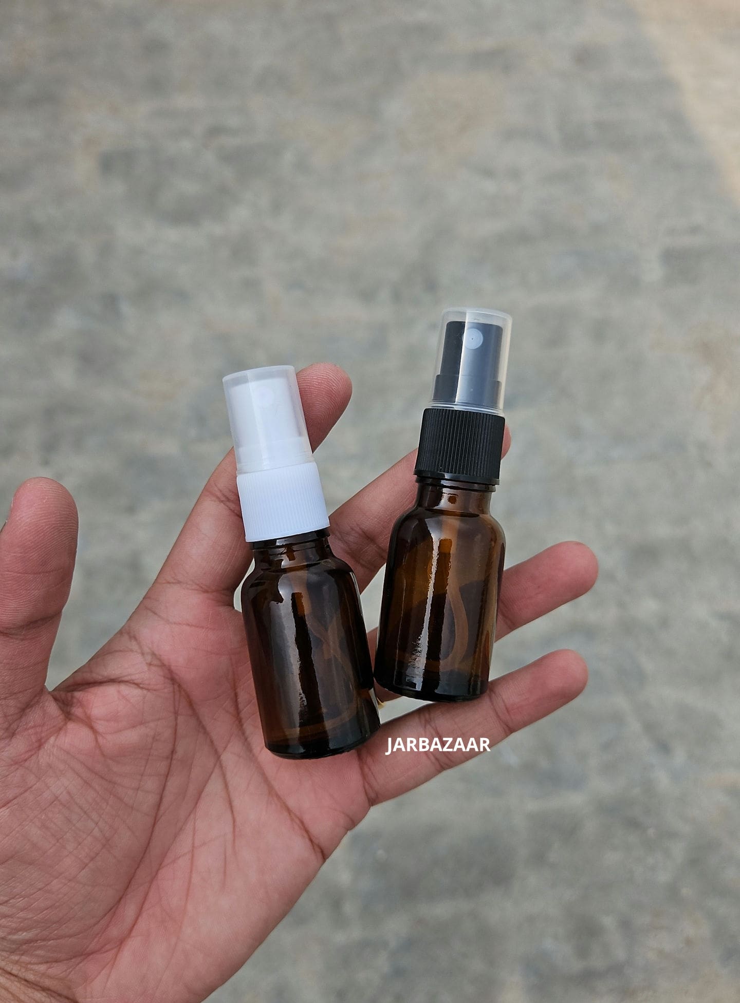 15 ML Amber Glass Spray Bottle