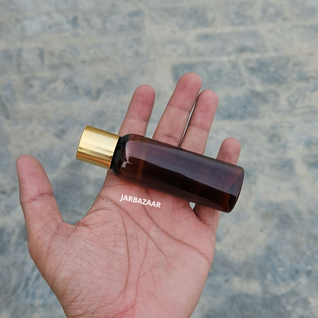 50 ml Avon Amber Pet Bottle (Golden Cap)
