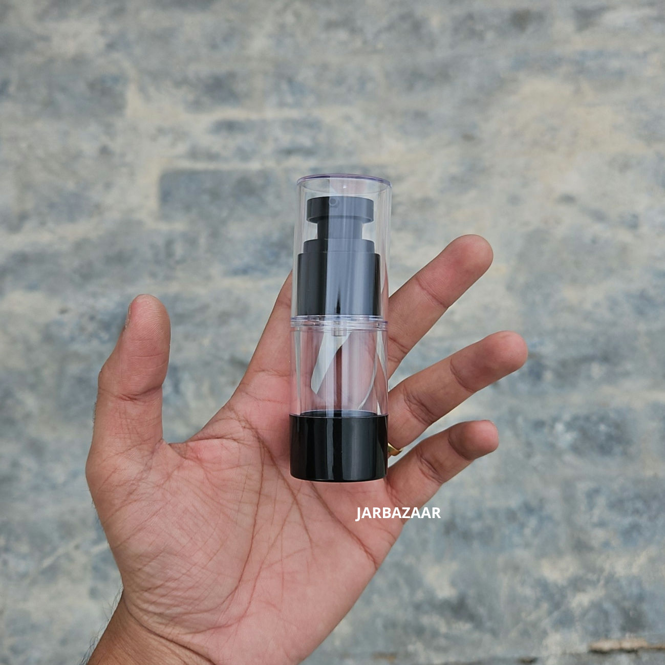 15 ML Black Airless Bottle