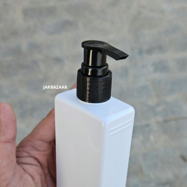 250 ML Rectangle Milky Dispenser Bottle