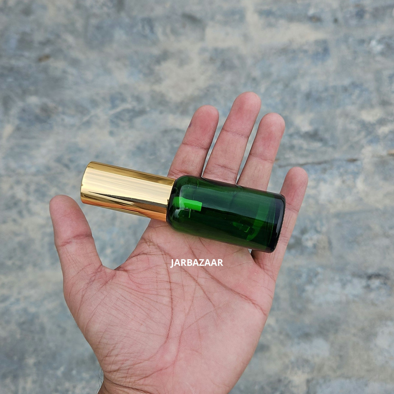 30 ML Green Glass Perfume Bottle