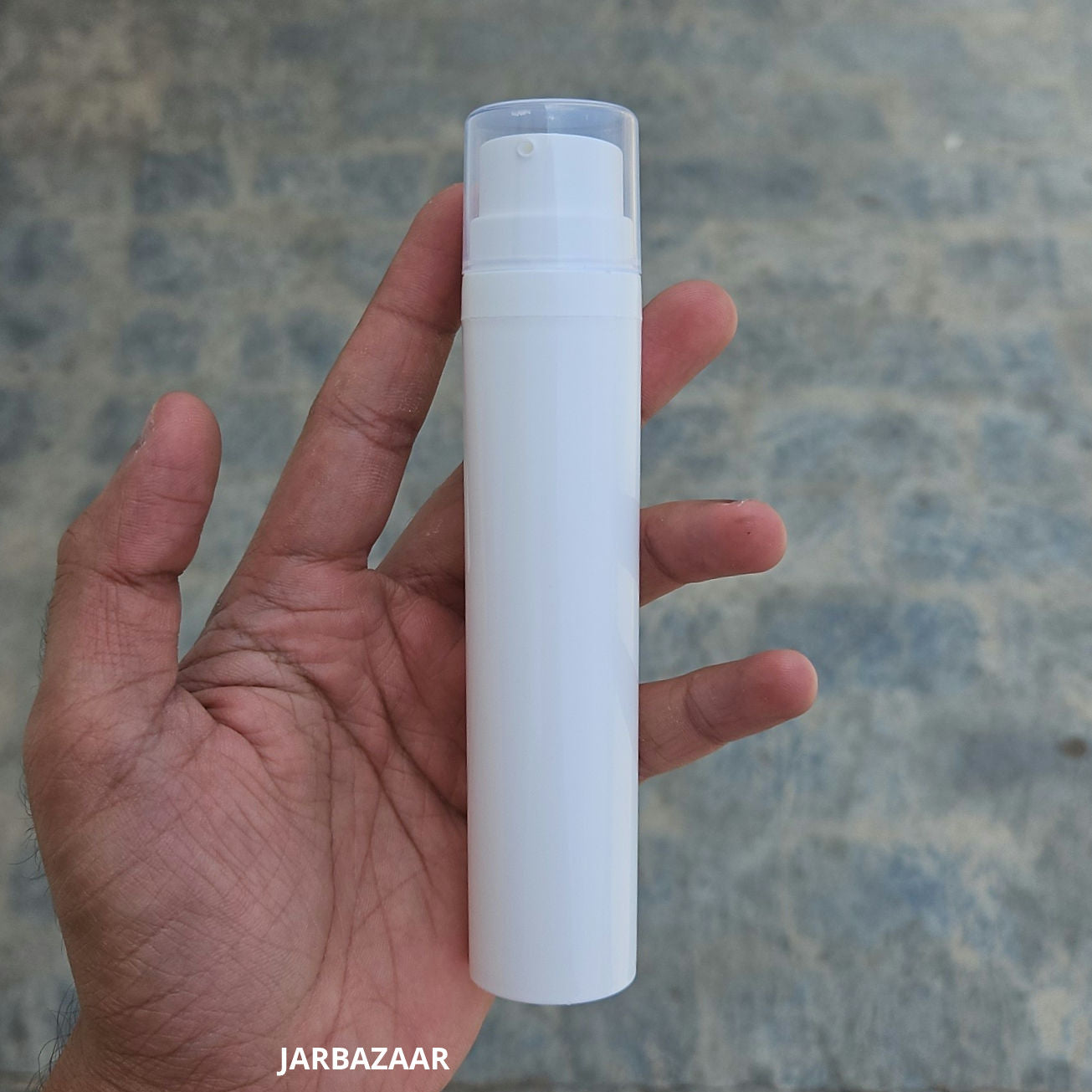 50 ML Sleek White Airless Bottle