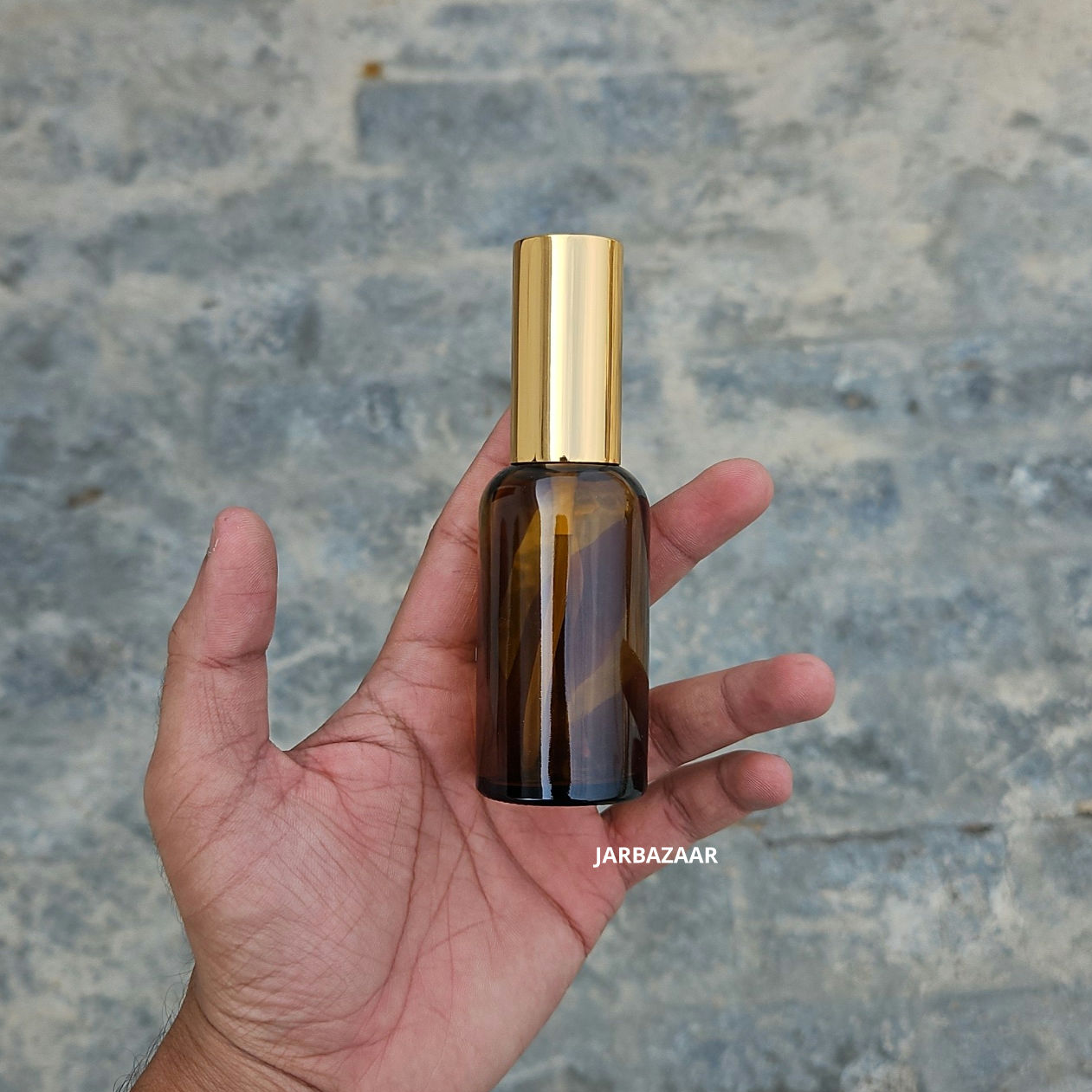 50 ML Amber Glass Perfume Bottle