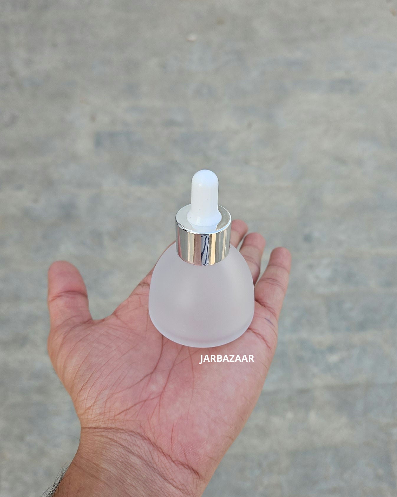 30 ML Conical Frosted Glass Dropper Bottle