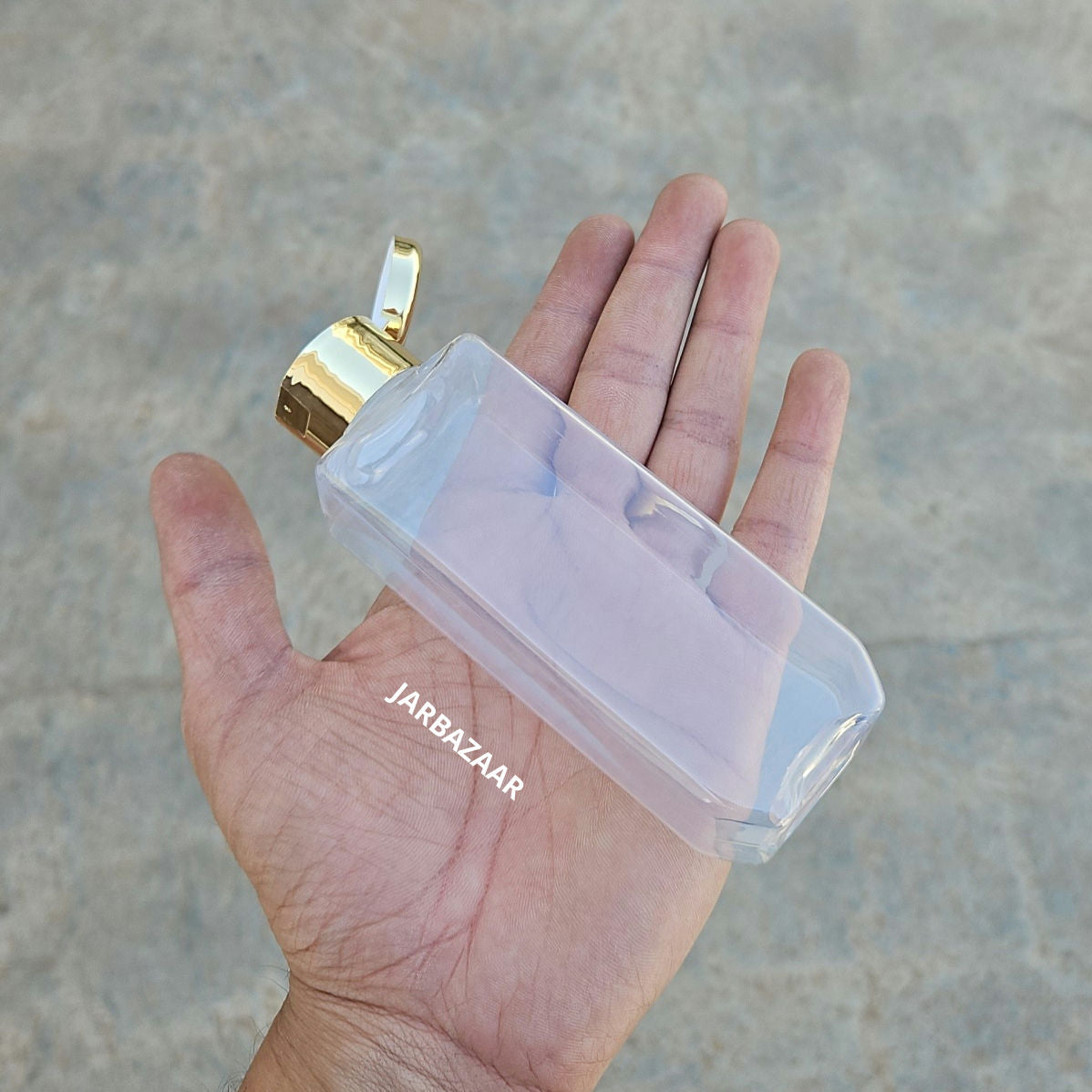 100 ML Cetra Transparent Pet Bottle (With Golden Fliptop Caps)