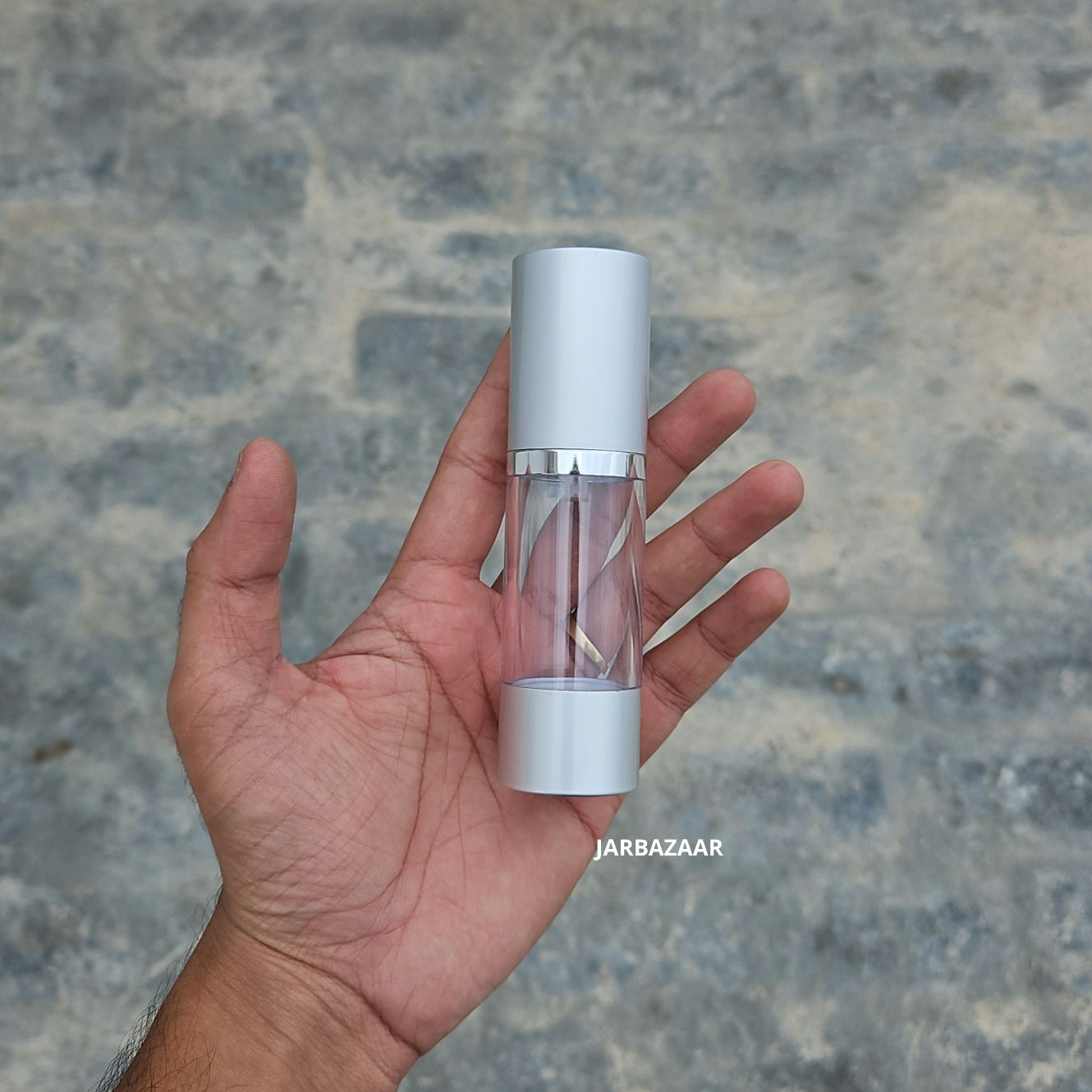30 ML Silver Airless Bottle