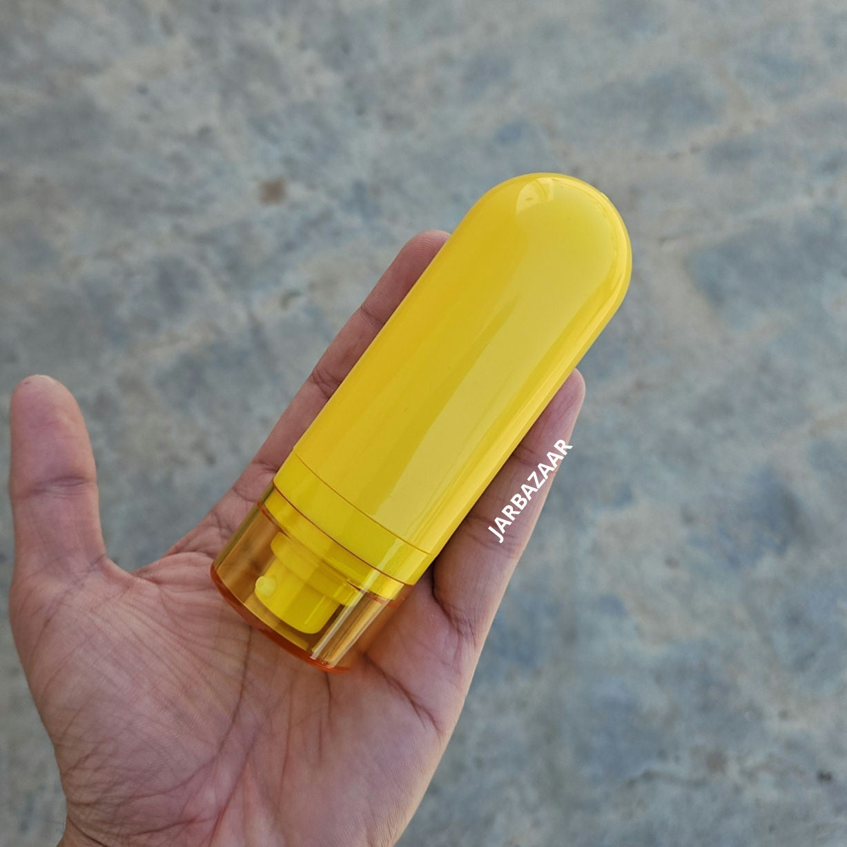 50 ML "Upside - Down" Airless Bottle (Yellow)