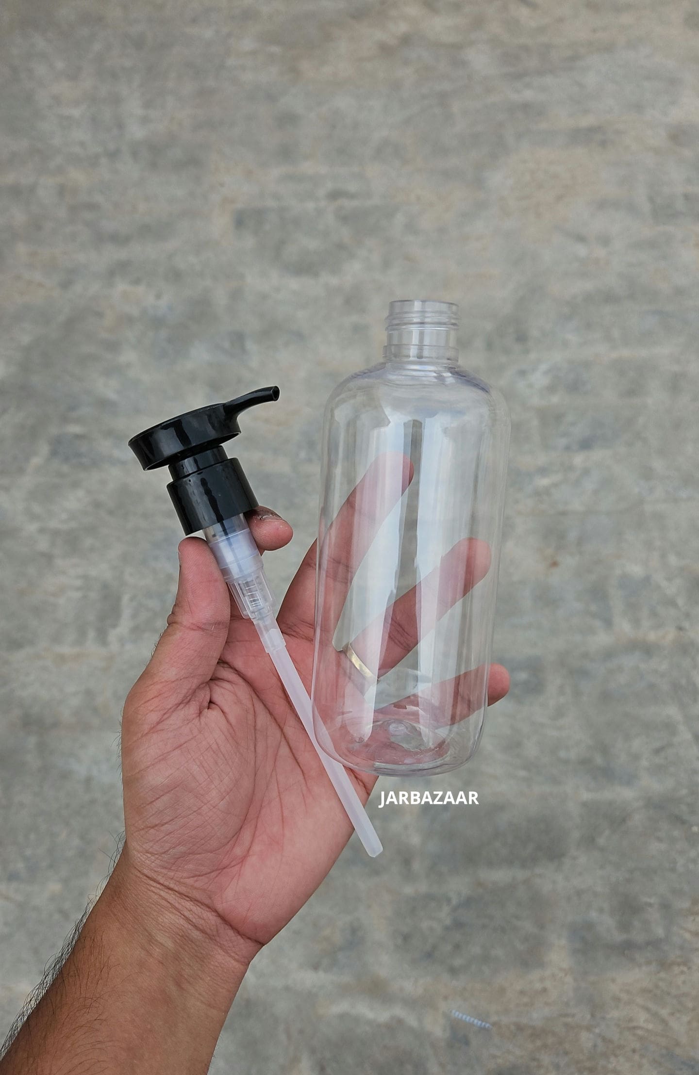 300 ML Transparent Boston Dispenser Bottle
