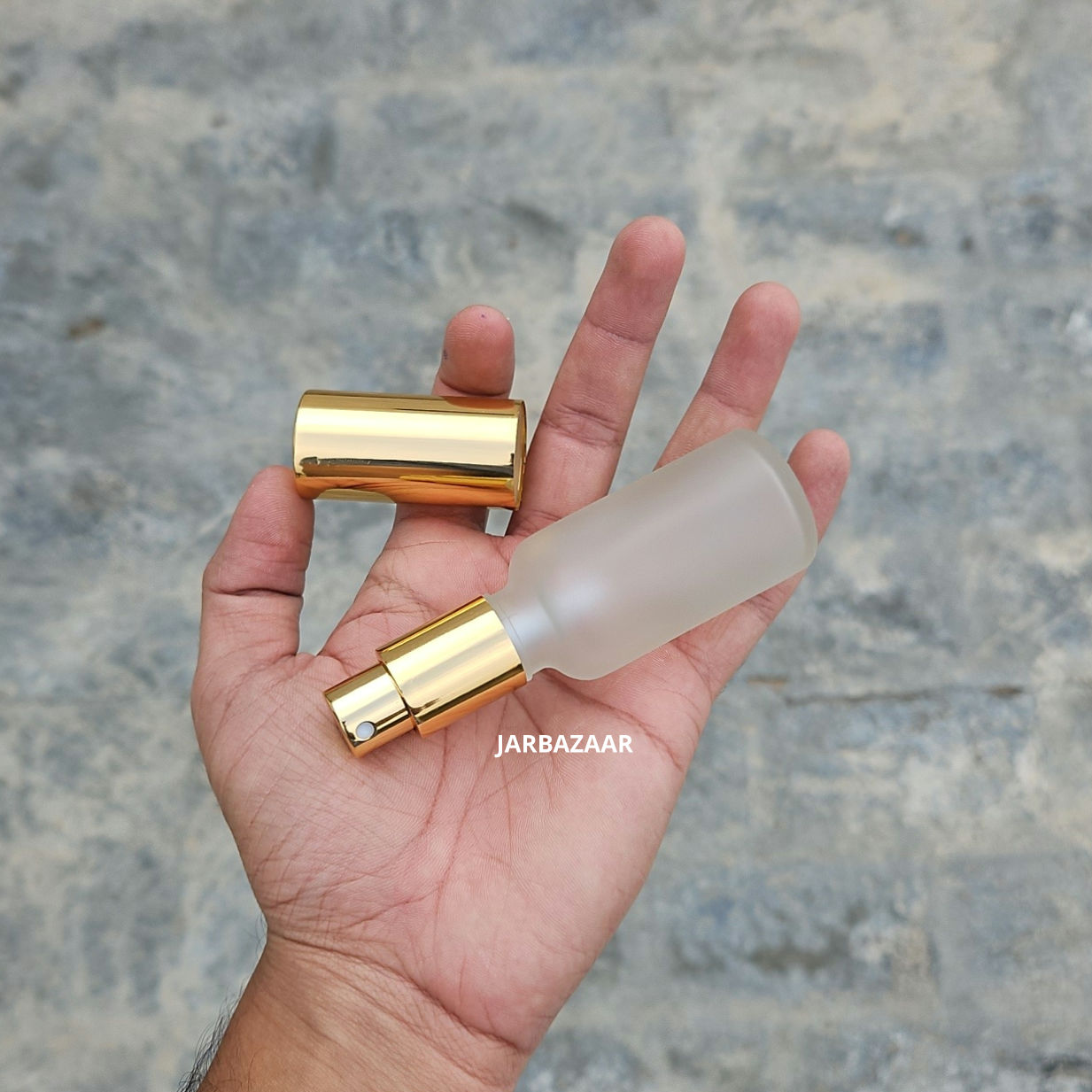 30 ML Clear Frosted Glass Perfume Bottle