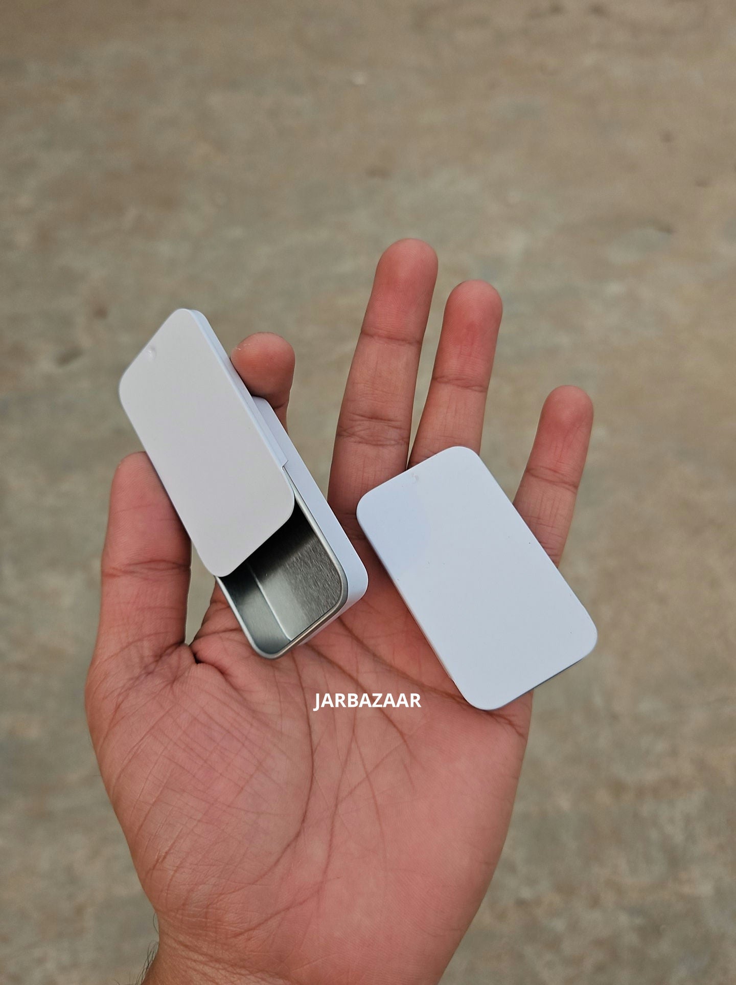 10 Gram White Slider Tin
