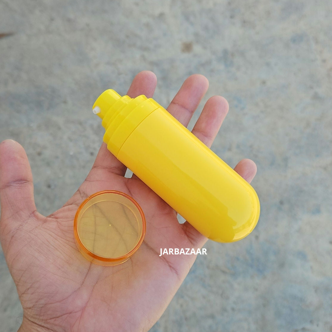 50 ML "Upside - Down" Airless Bottle (Yellow)