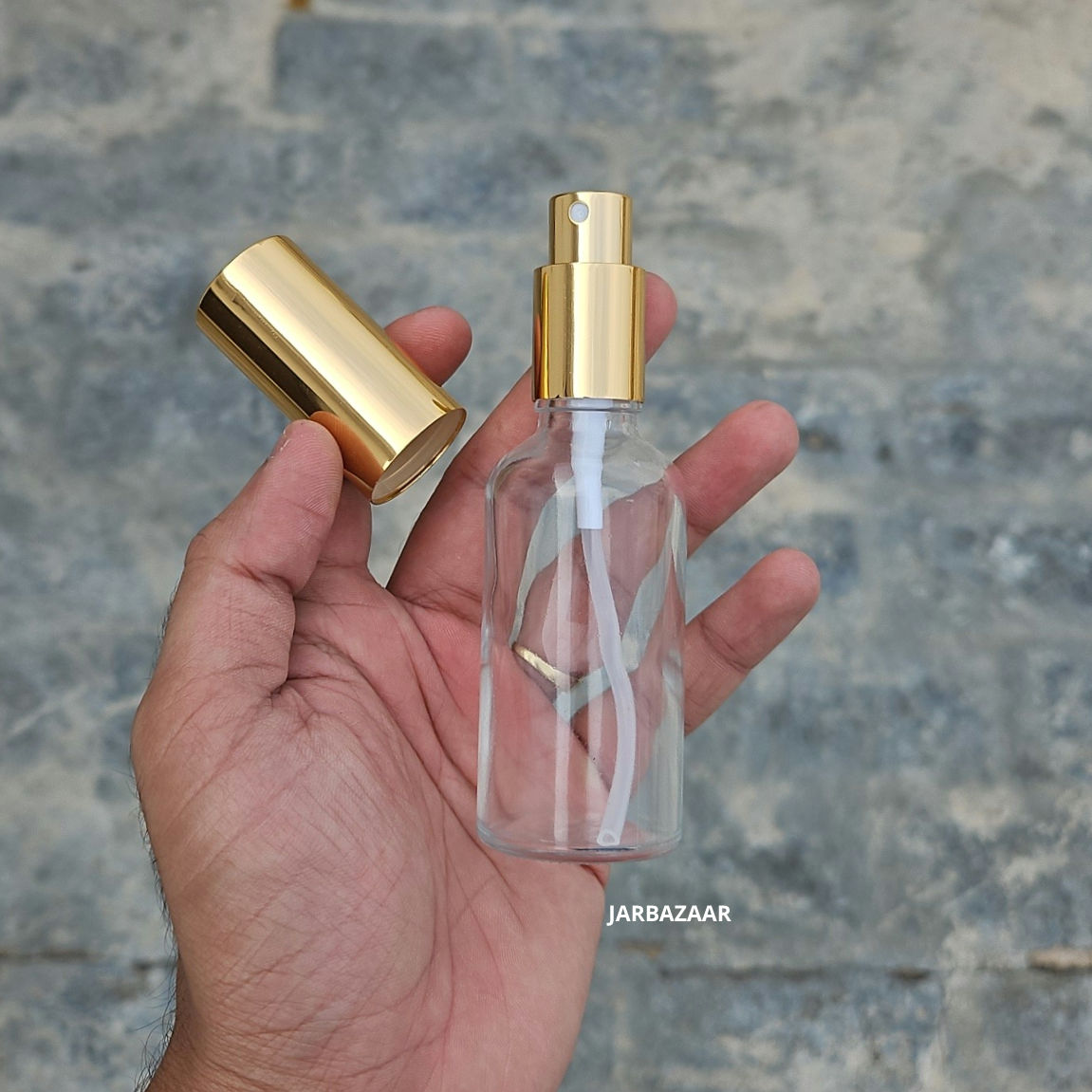 50 ML Clear Glass Perfume Bottle