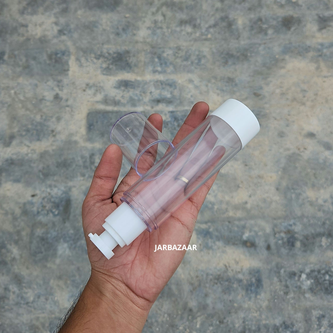 100 ML White Airless Bottle