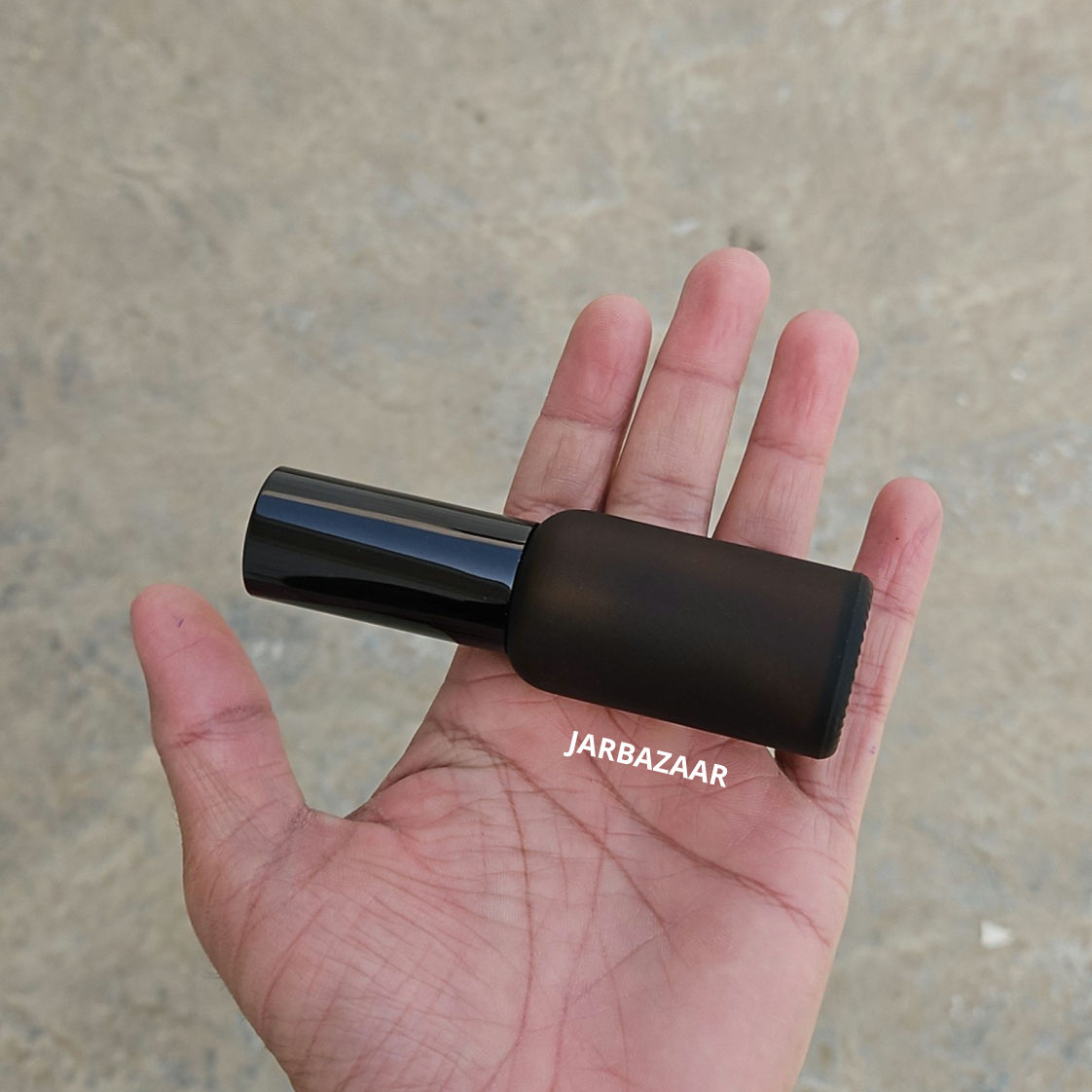 30 ml Amber Frosted Glass bottle (With Premium Black Serum Pumps)